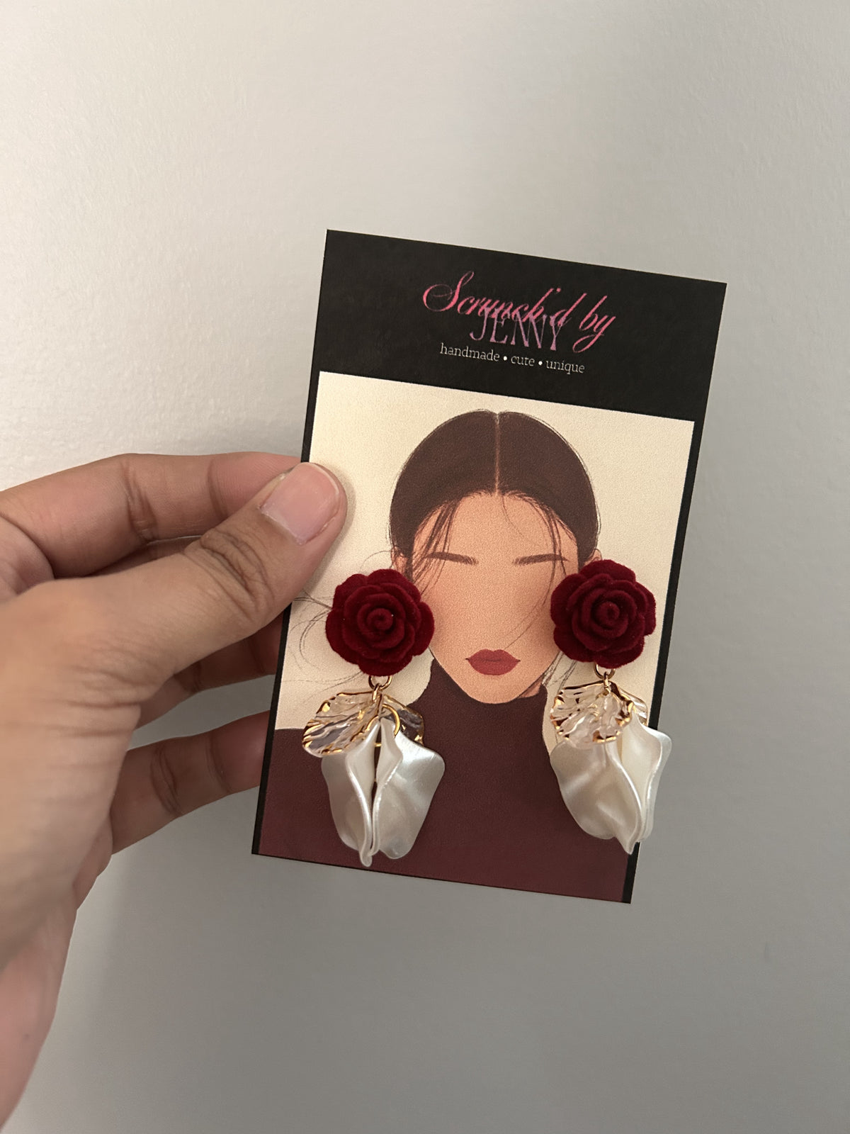 Handmade Red Earring Collection