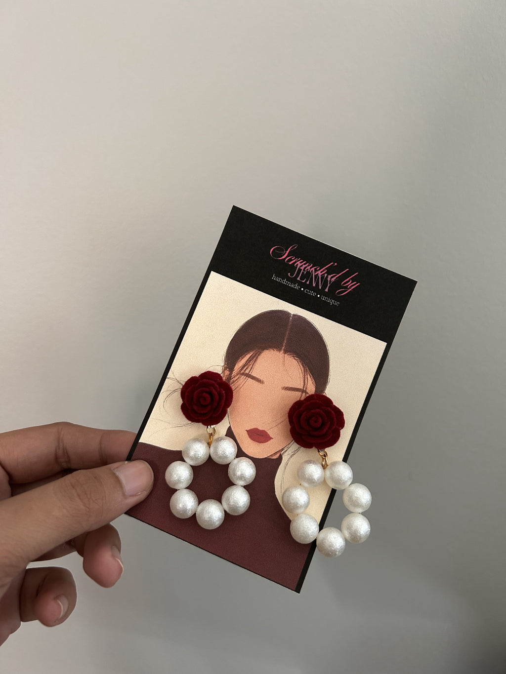Handmade Red Earring Collection