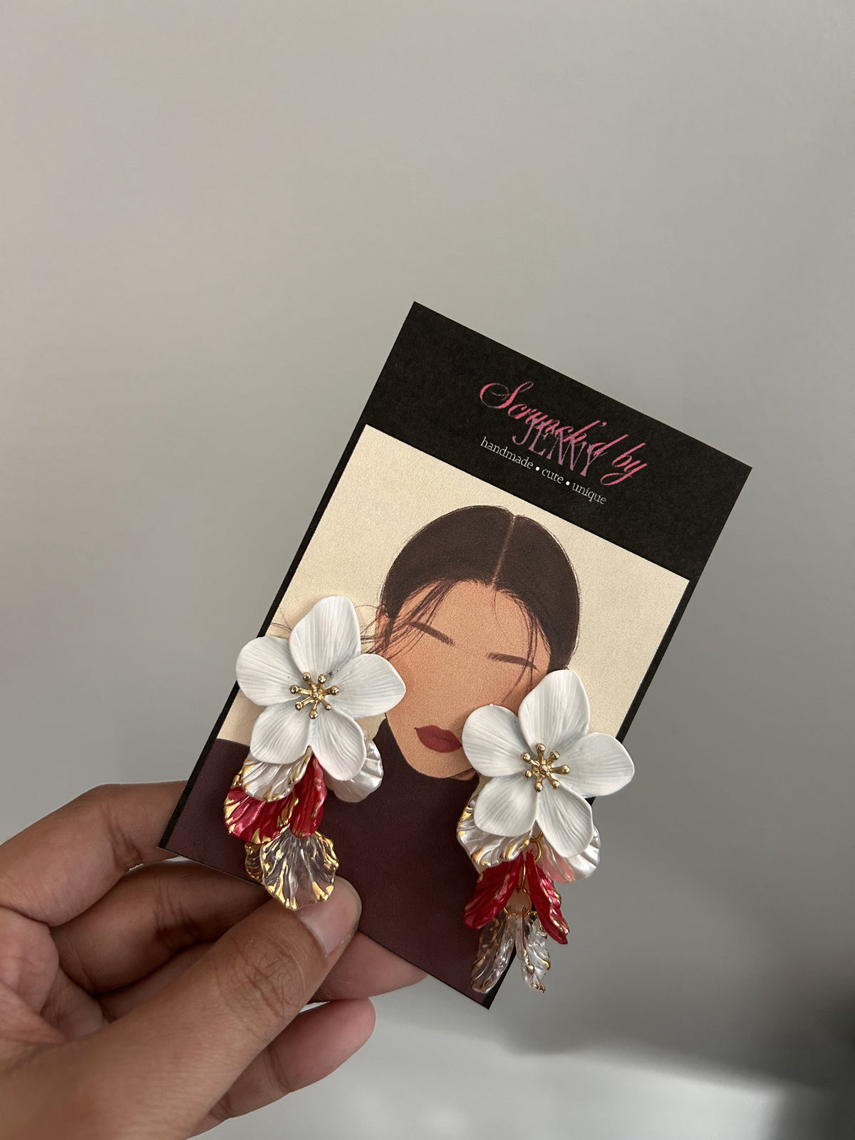 Handmade Red Earring Collection