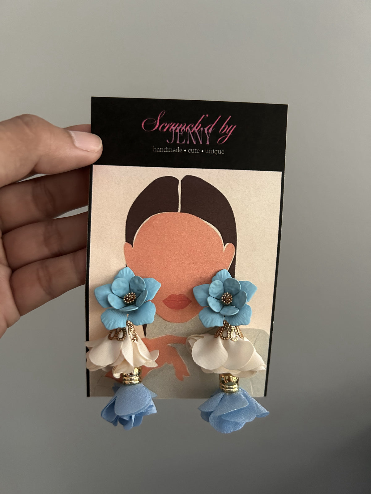 Handmade Blue Earring Collection