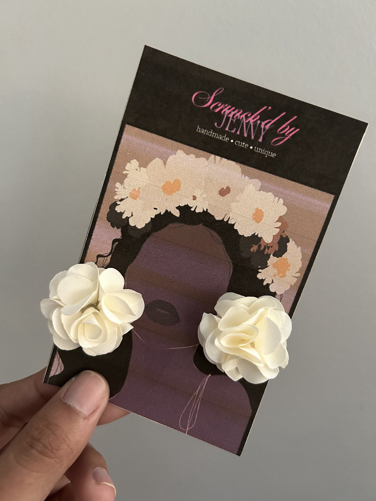 Handmade White Earring Collection