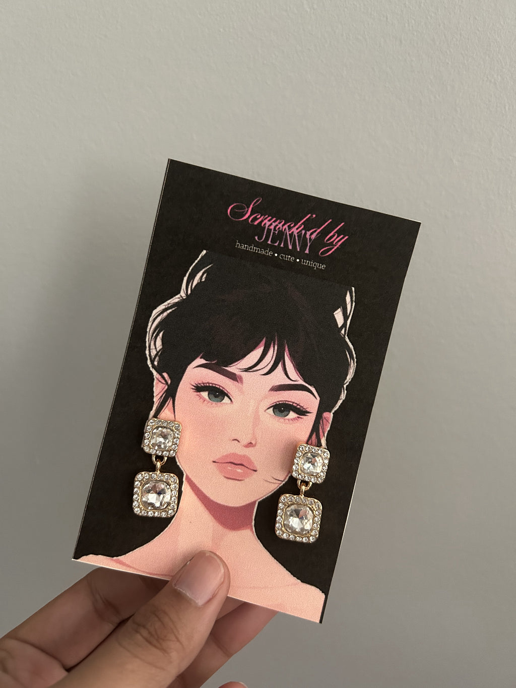Handmade Gold & White Earring Collection