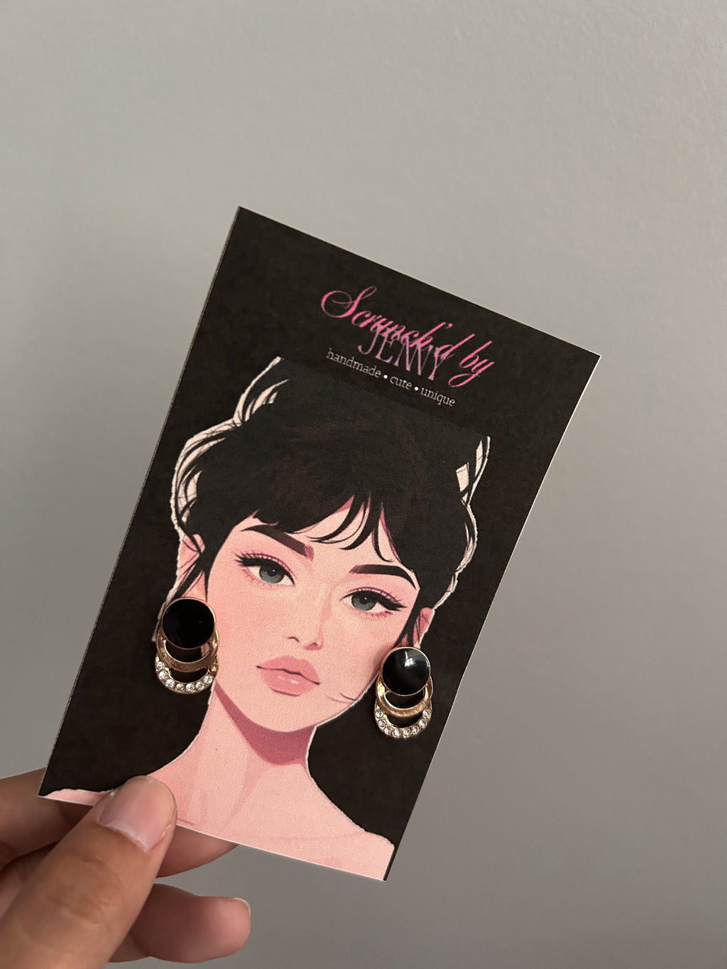 Handmade Gold & White Earring Collection