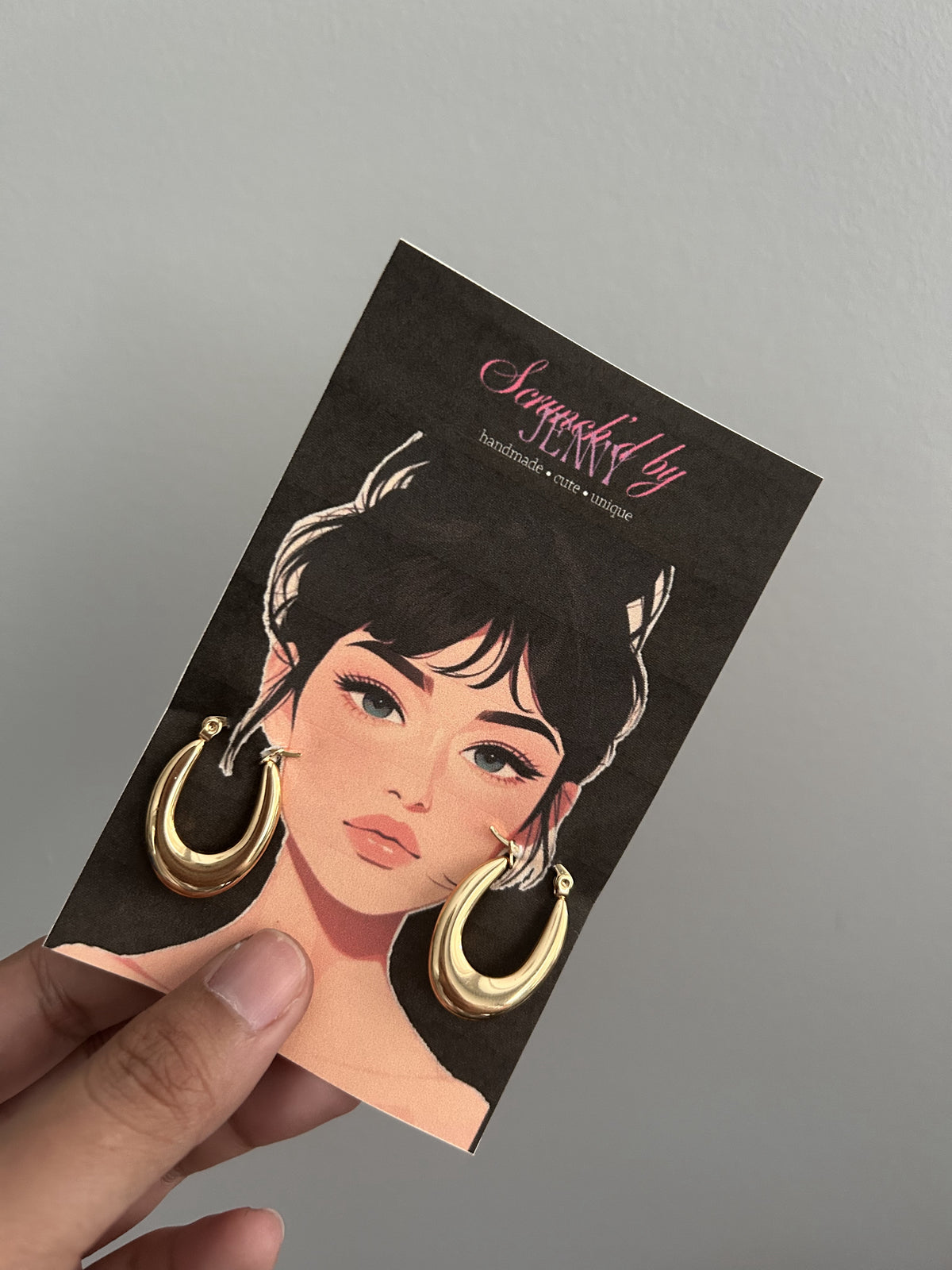 Handmade Gold & White Earring Collection