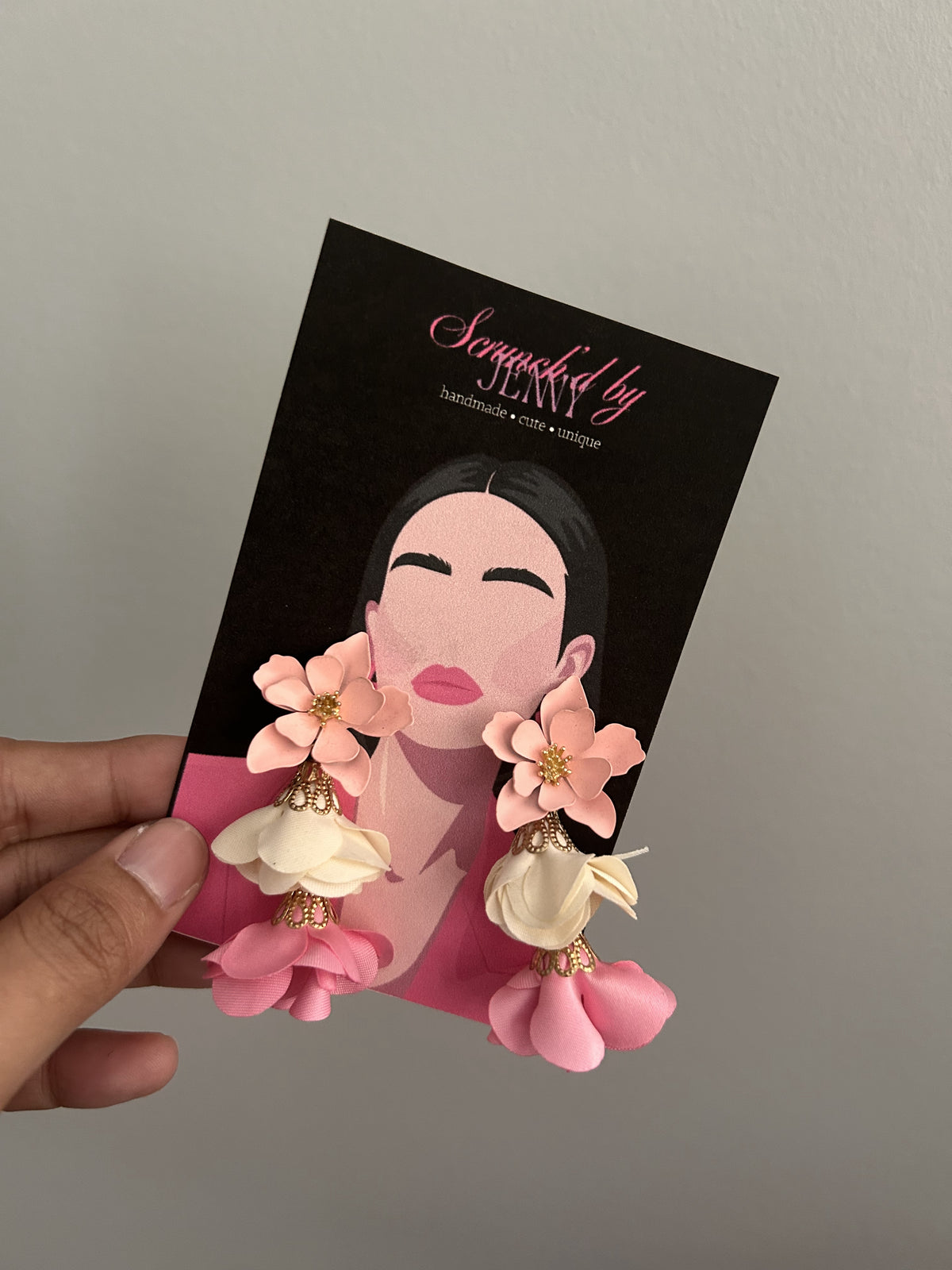 Handmade Pink Earring Collection