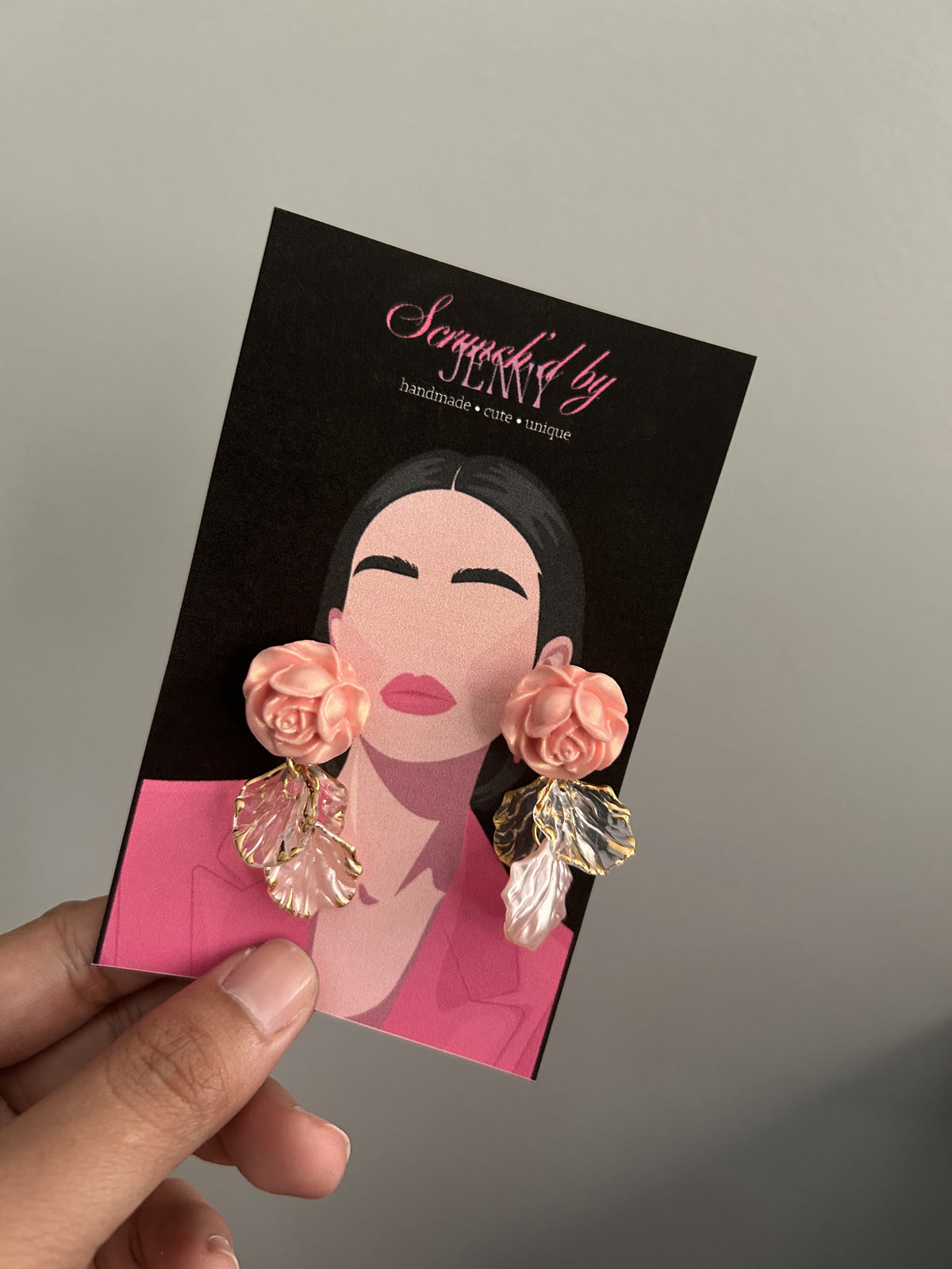 Handmade Pink Earring Collection