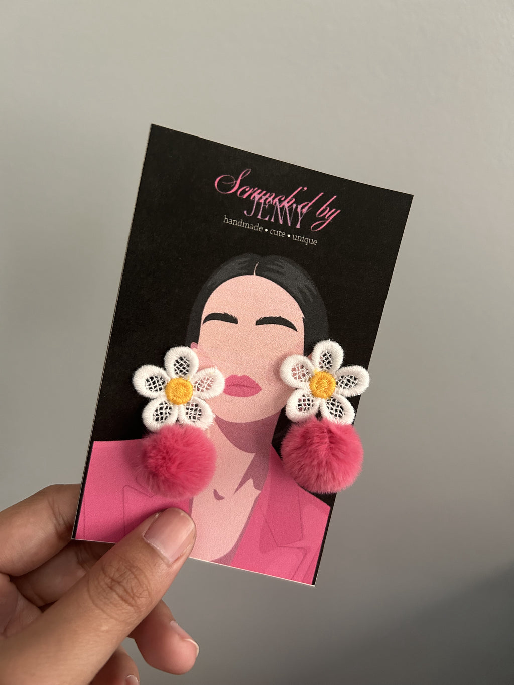 Handmade Pink Earring Collection