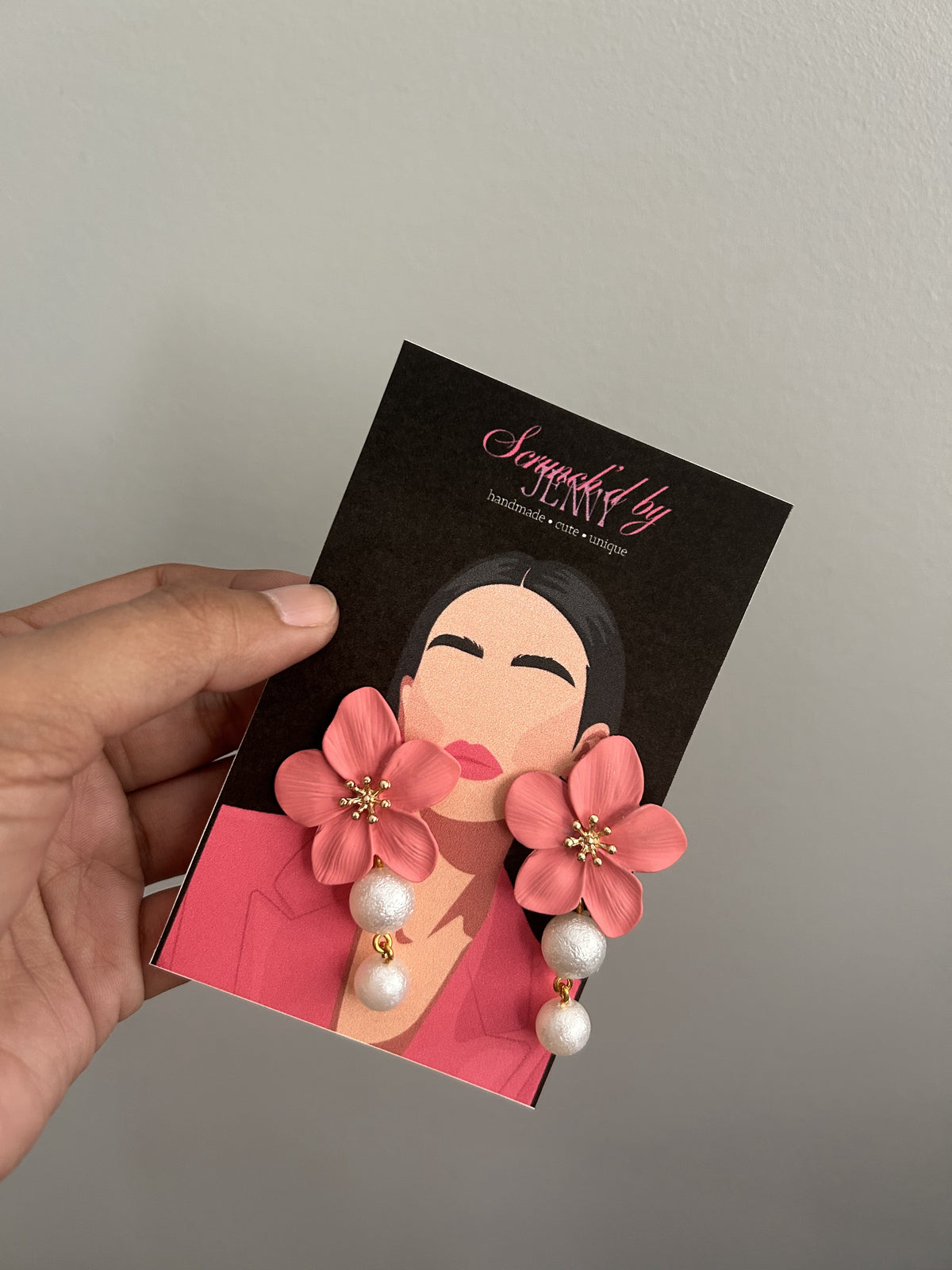 Handmade Pink Earring Collection