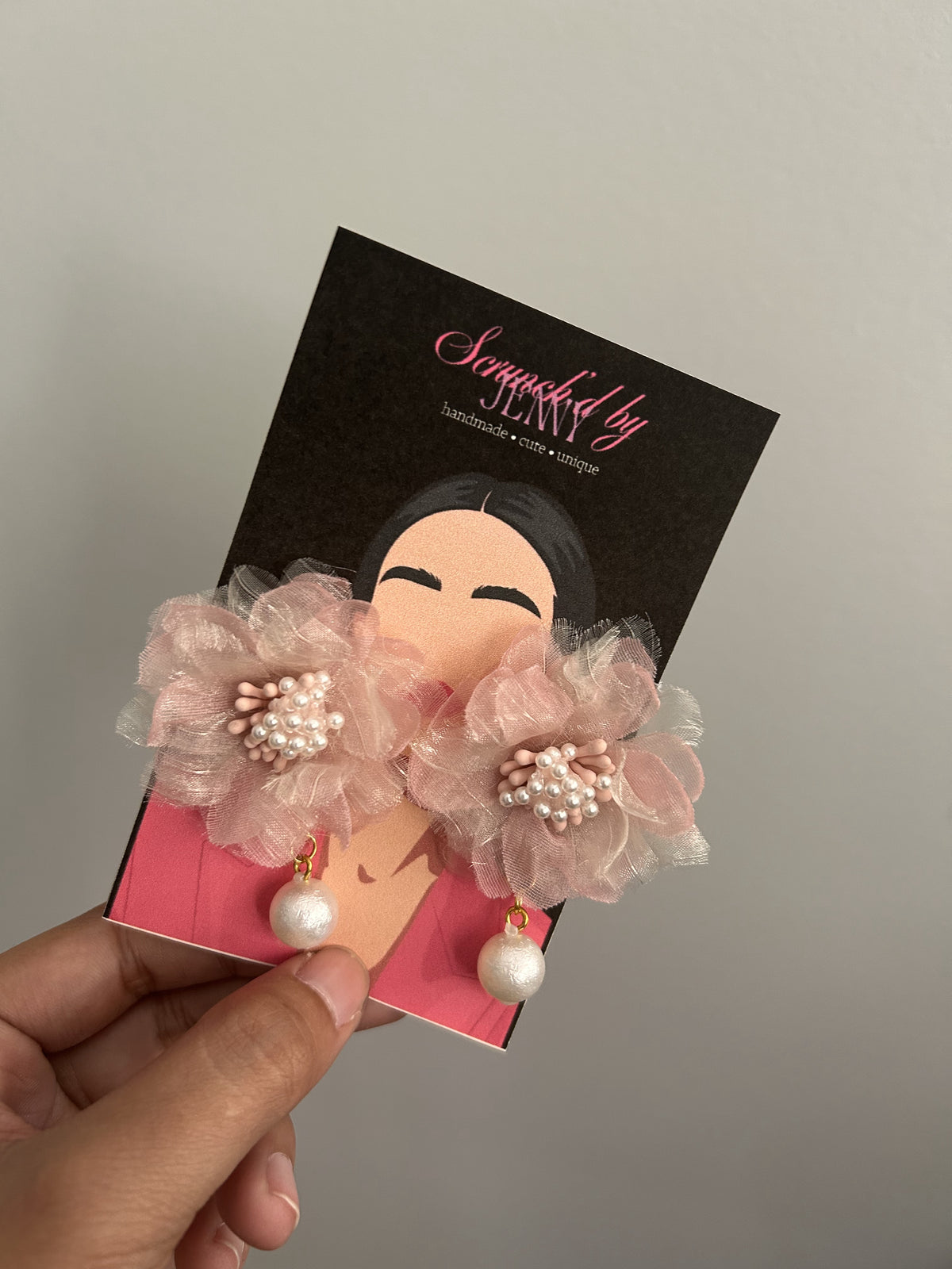 Handmade Pink Earring Collection