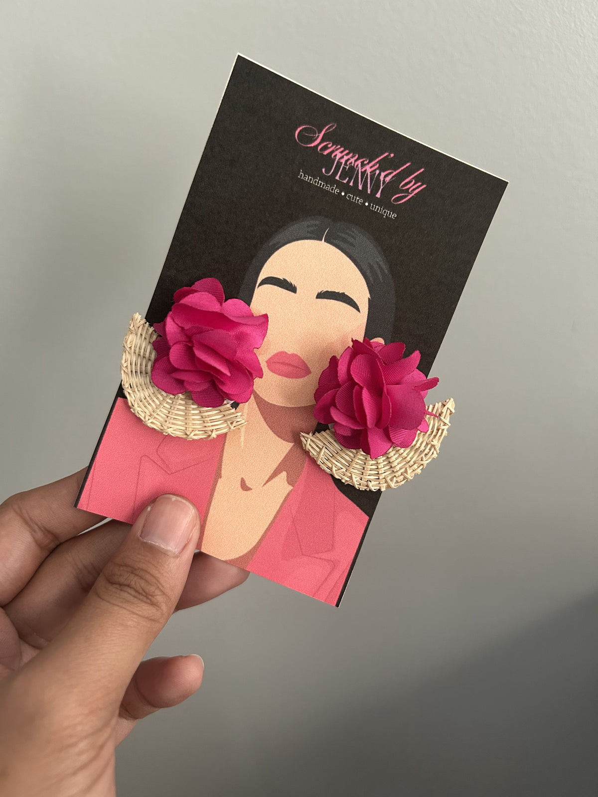 Handmade Pink Earring Collection