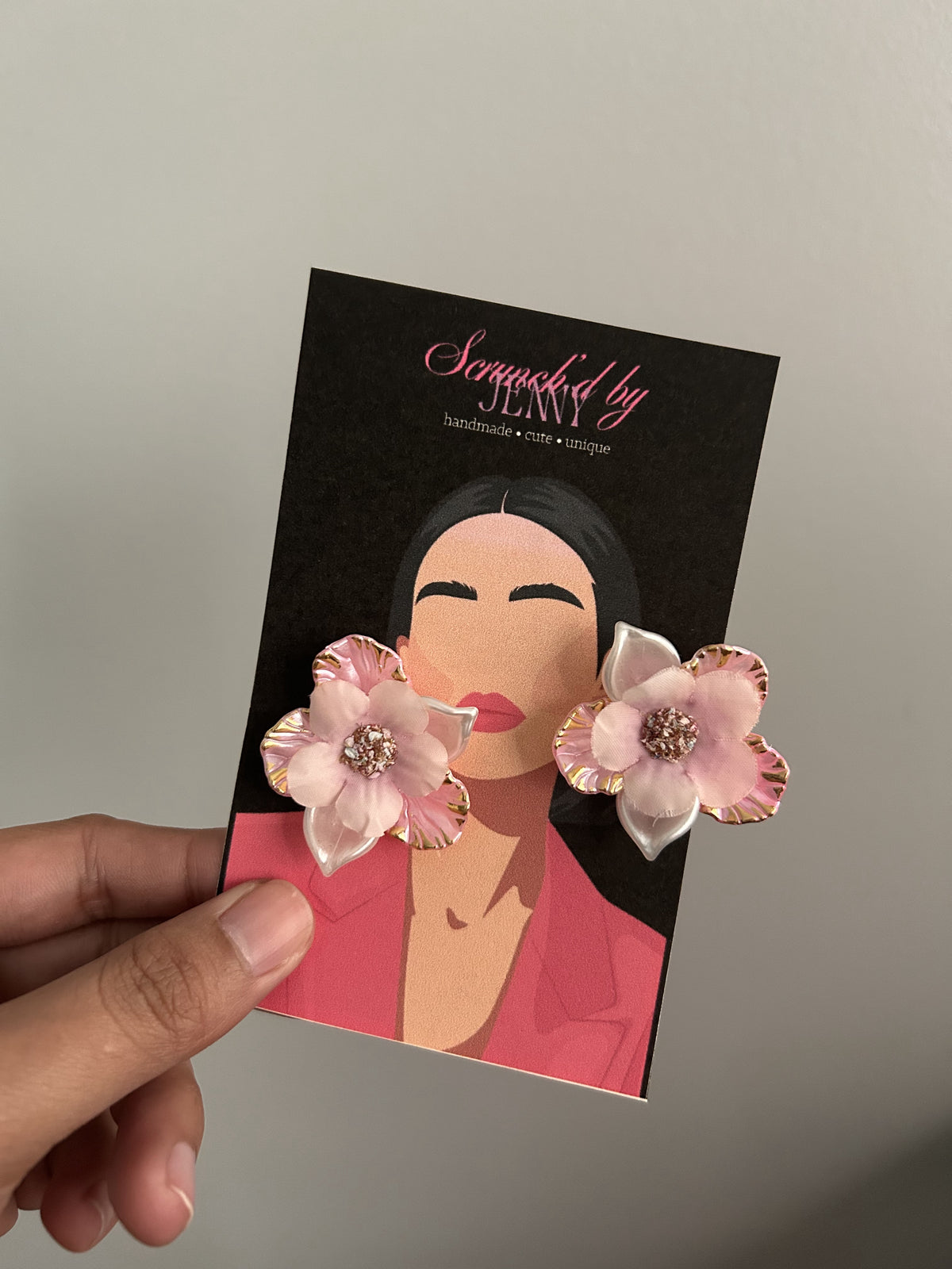 Handmade Pink Earring Collection