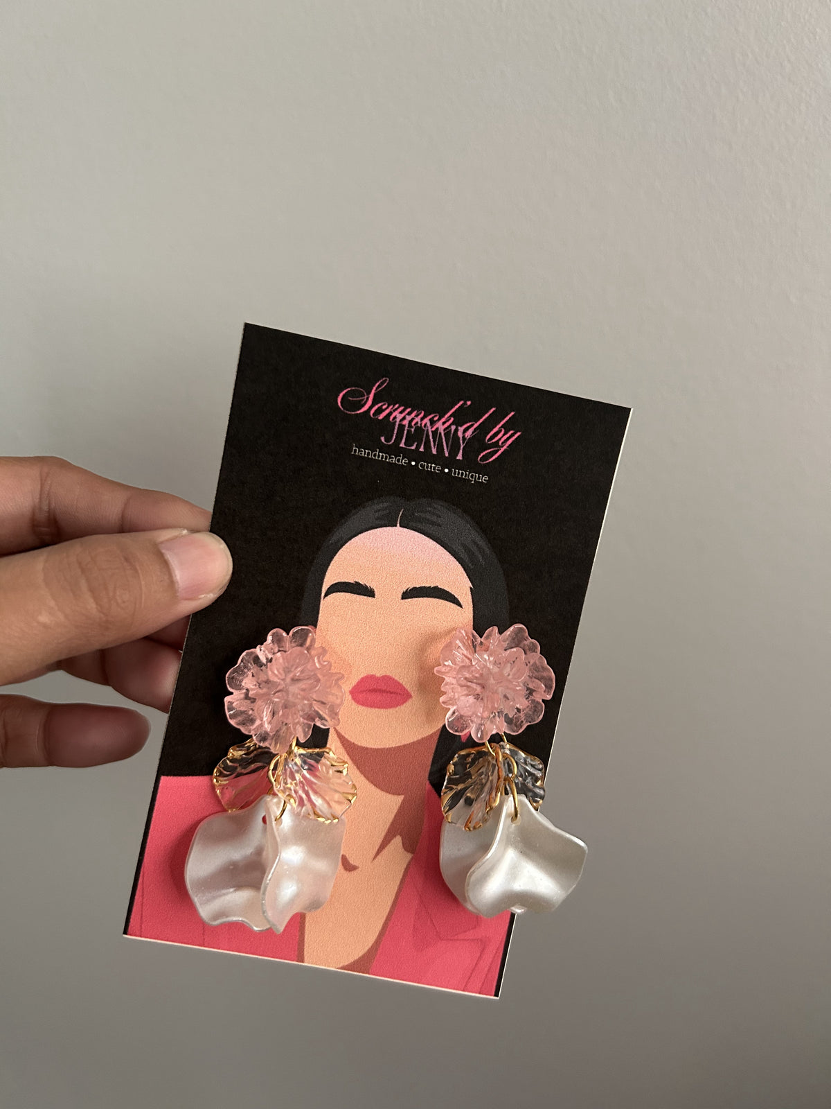 Handmade Pink Earring Collection