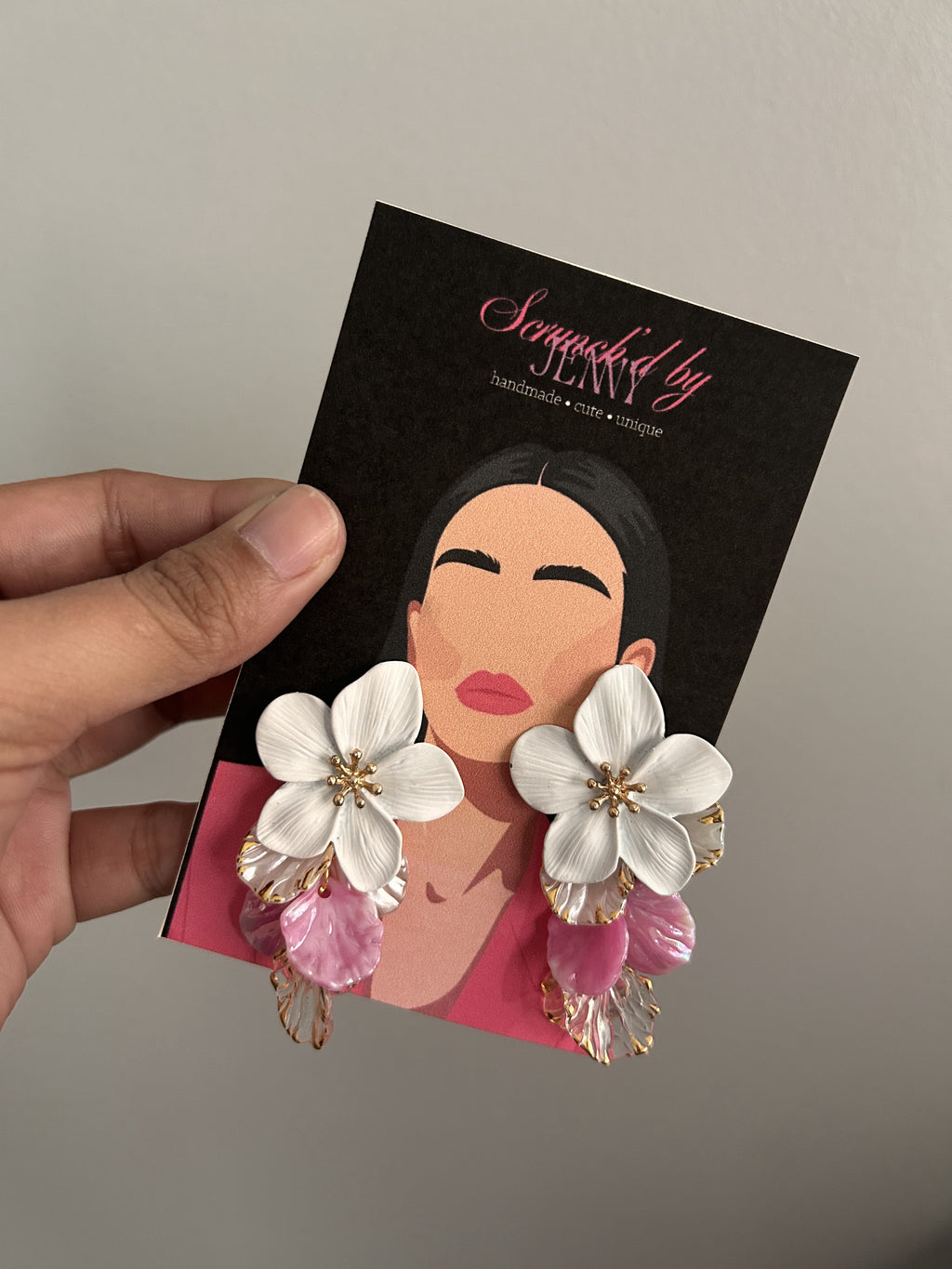 Handmade Pink Earring Collection