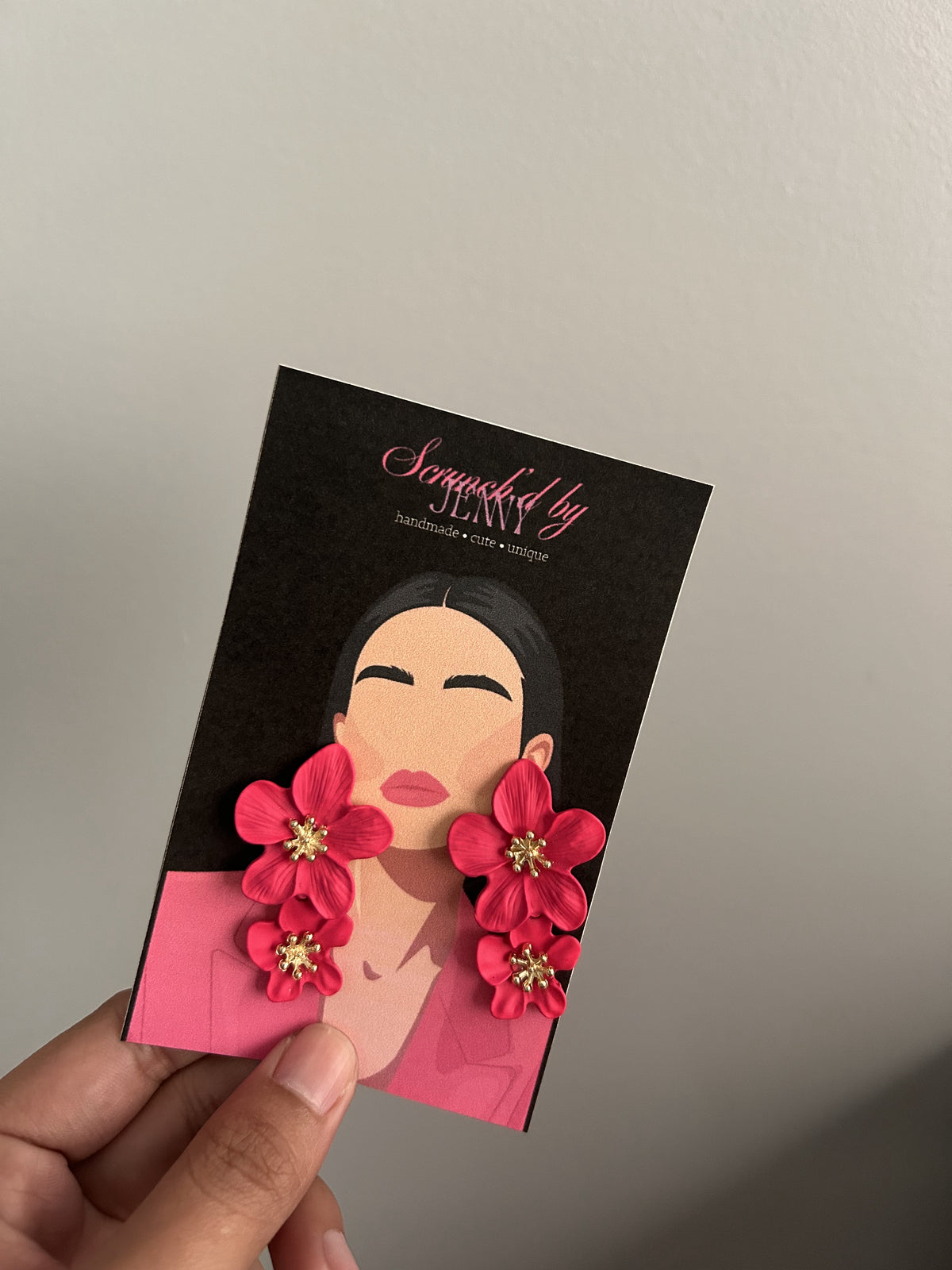 Handmade Pink Earring Collection