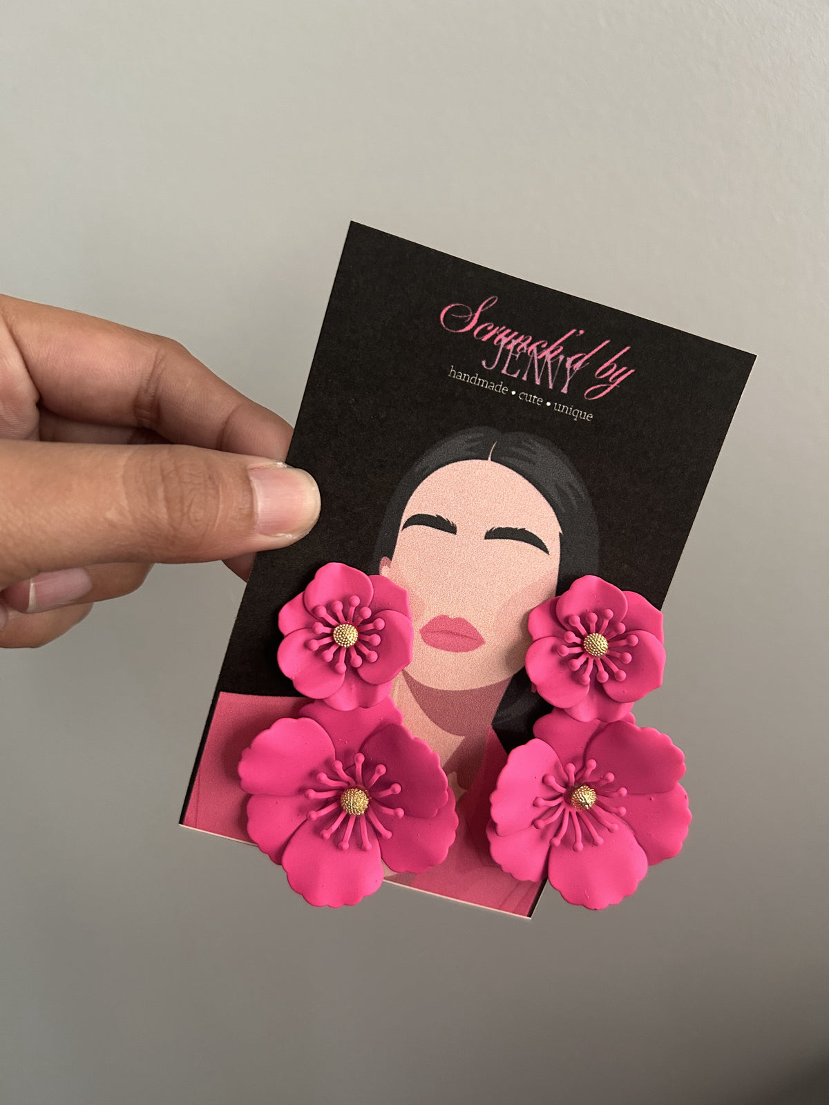 Handmade Pink Earring Collection