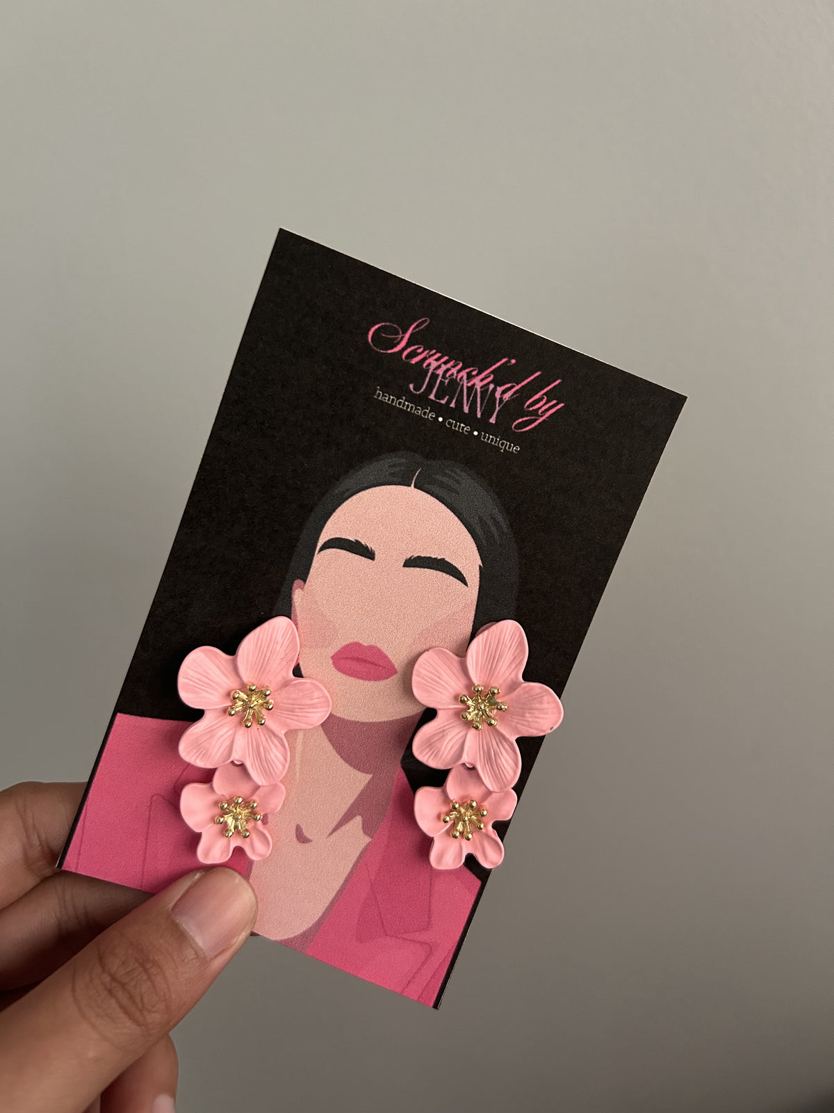 Handmade Pink Earring Collection