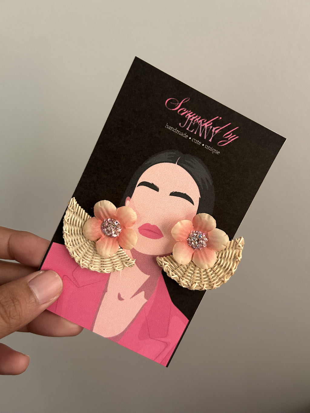 Handmade Pink Earring Collection