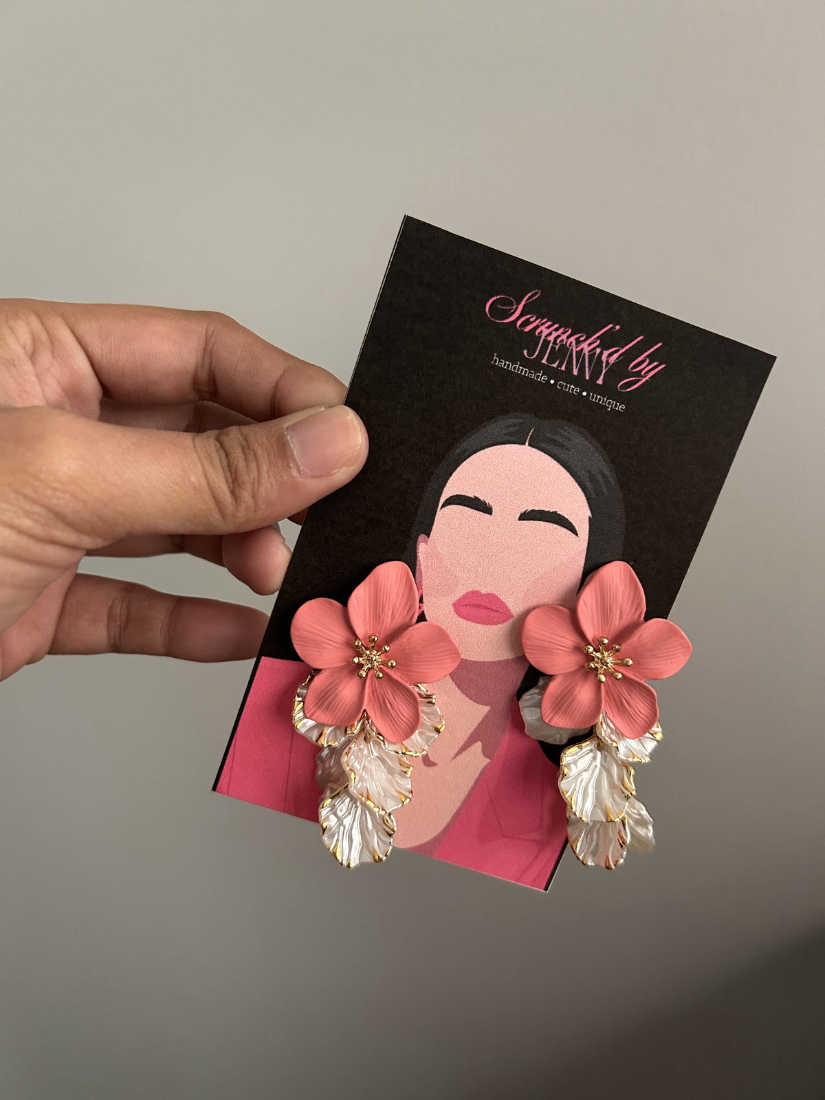Handmade Pink Earring Collection