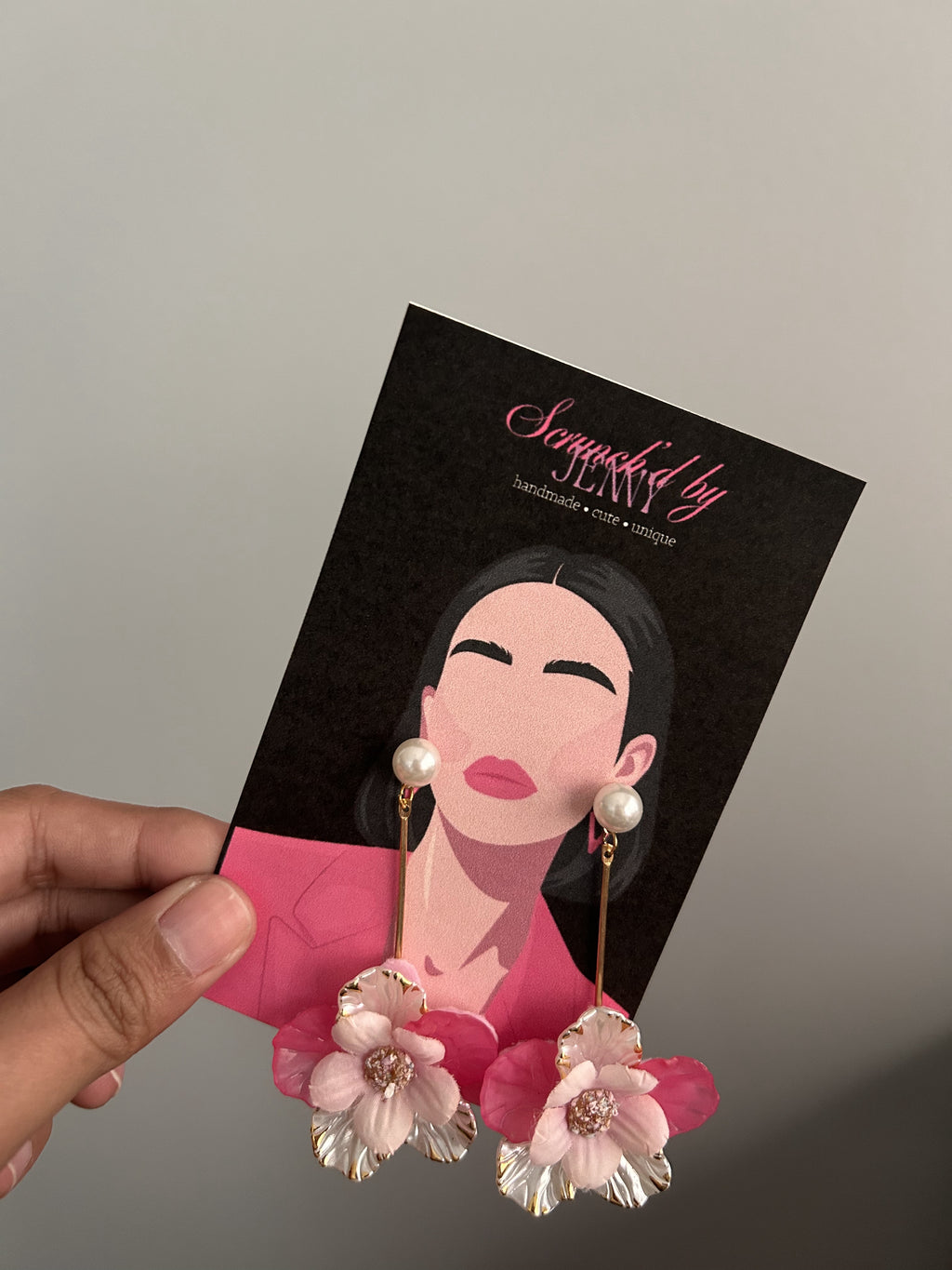 Handmade Pink Earring Collection