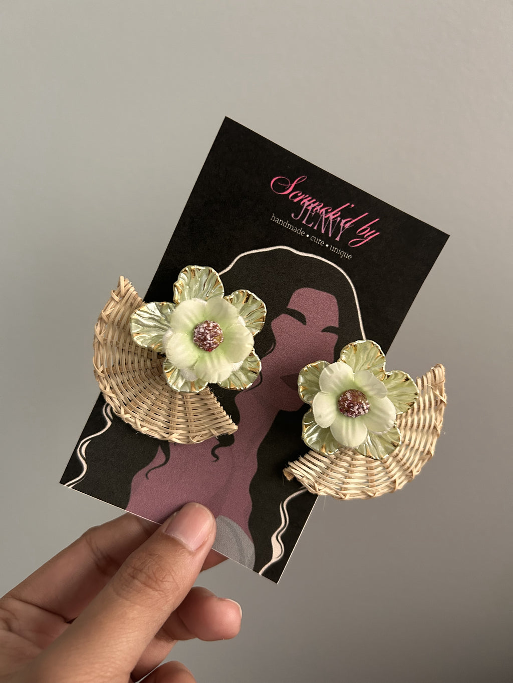 Handmade Green Earring Collection