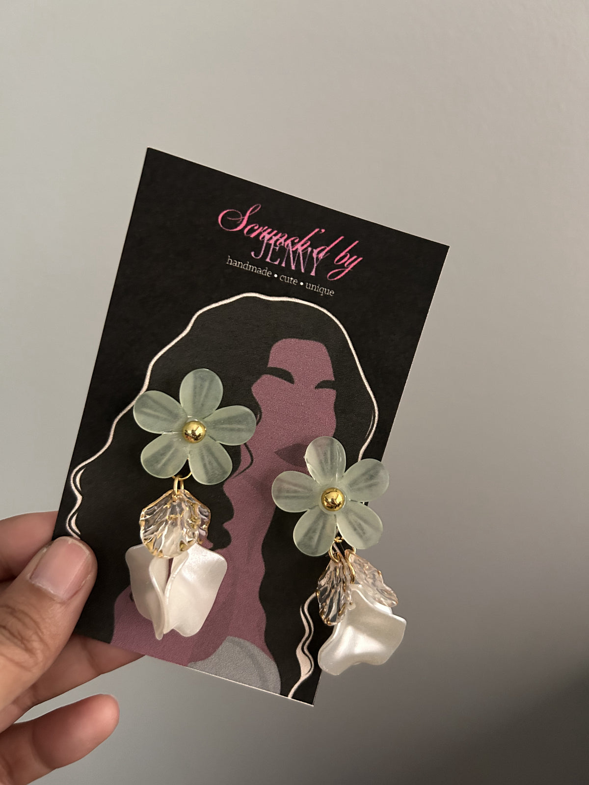 Handmade Green Earring Collection