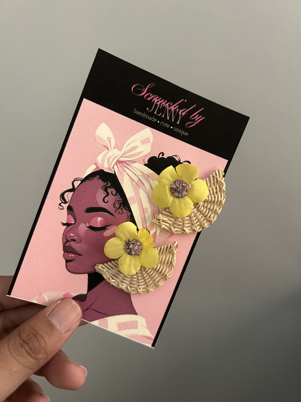 Handmade Yellow Earring Collection