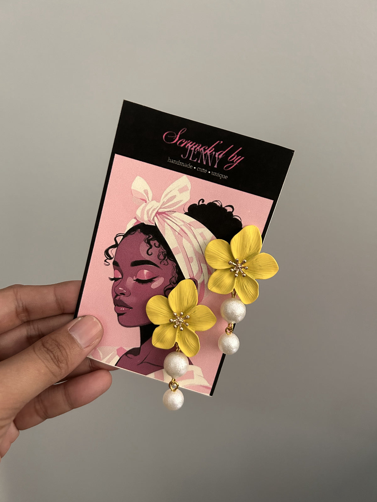 Handmade Yellow Earring Collection