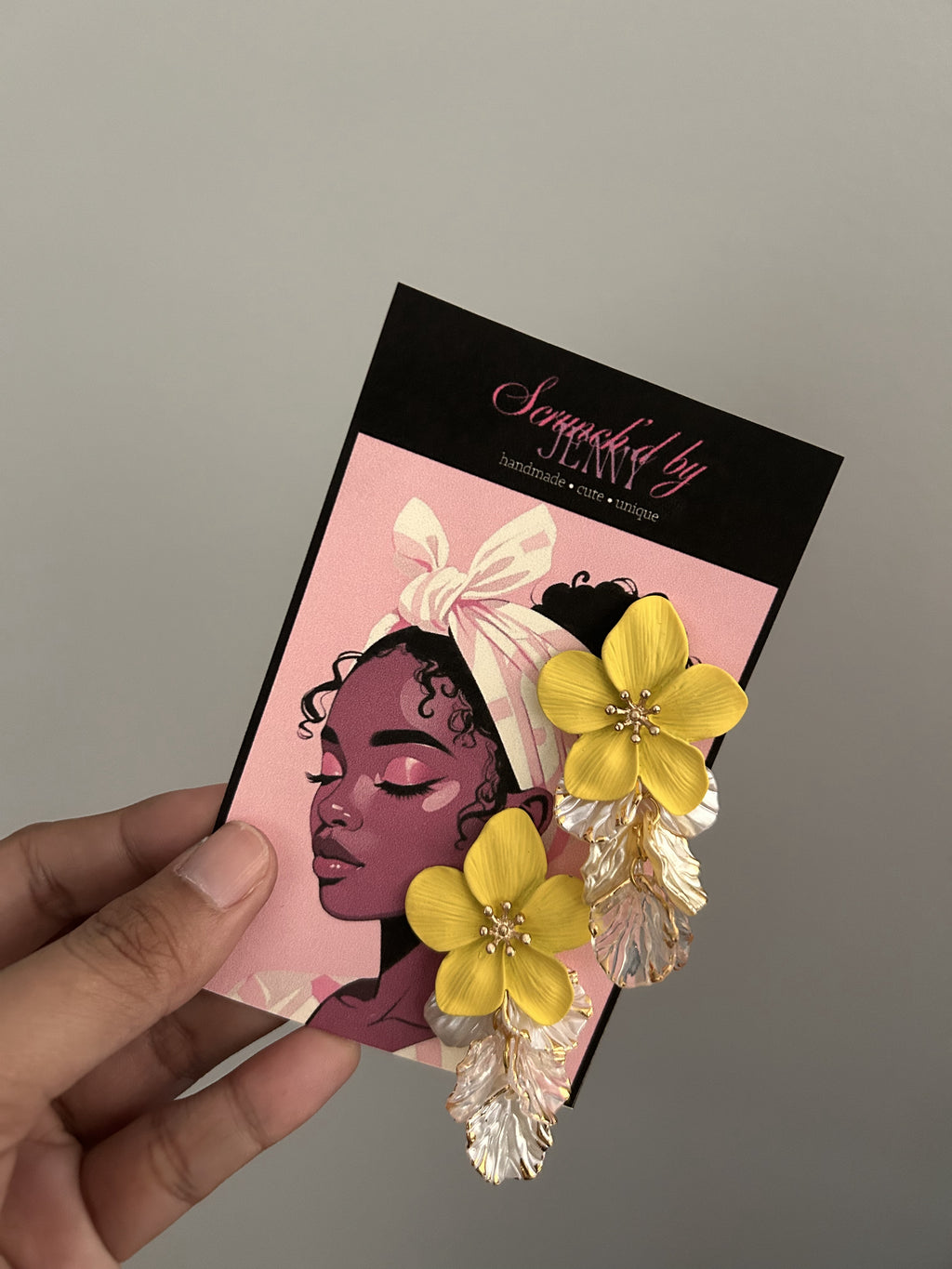 Handmade Yellow Earring Collection