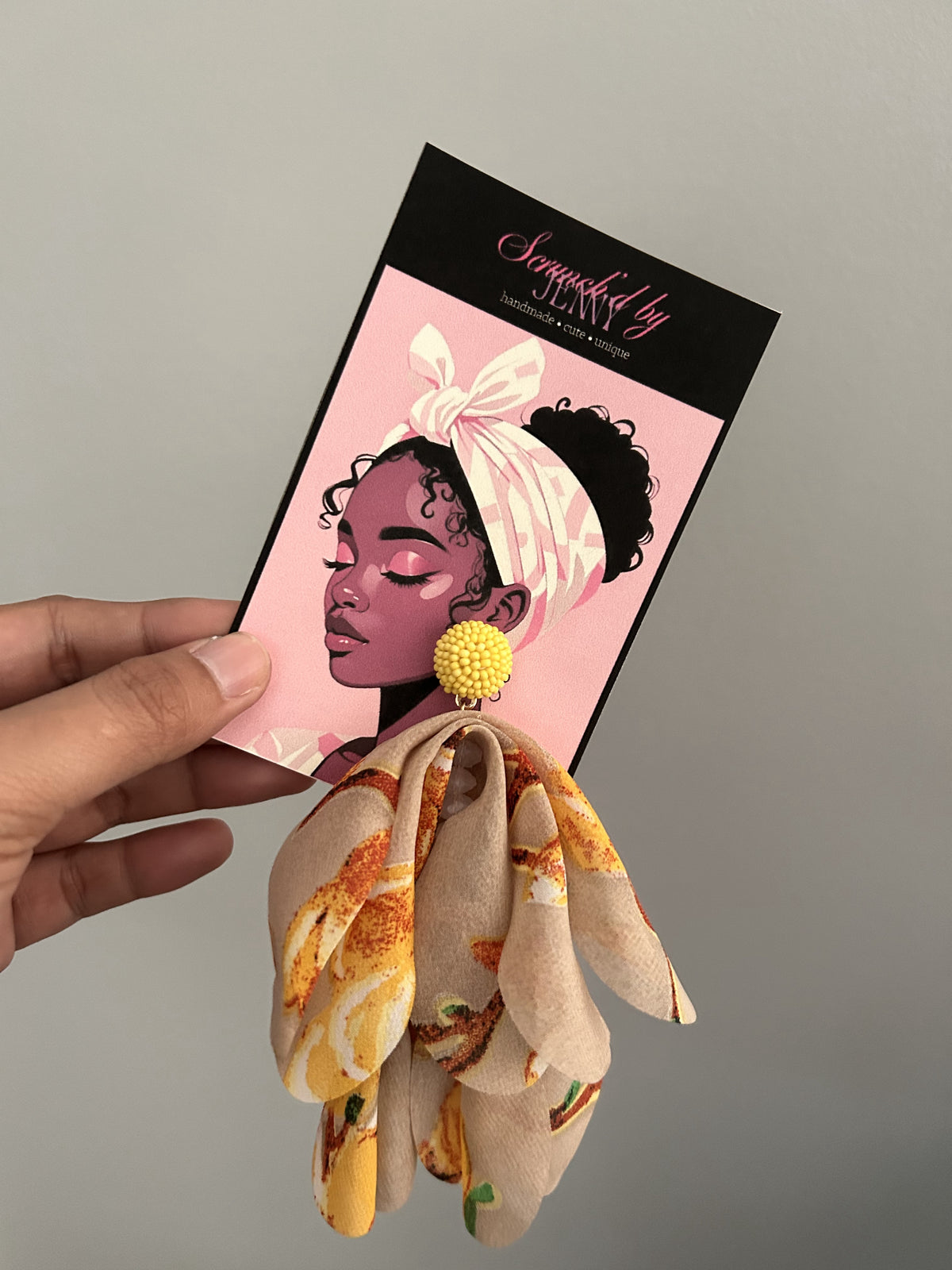 Handmade Yellow Earring Collection