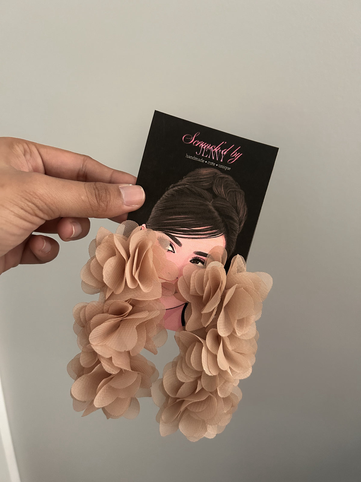 Handmade Beige Earring Collection