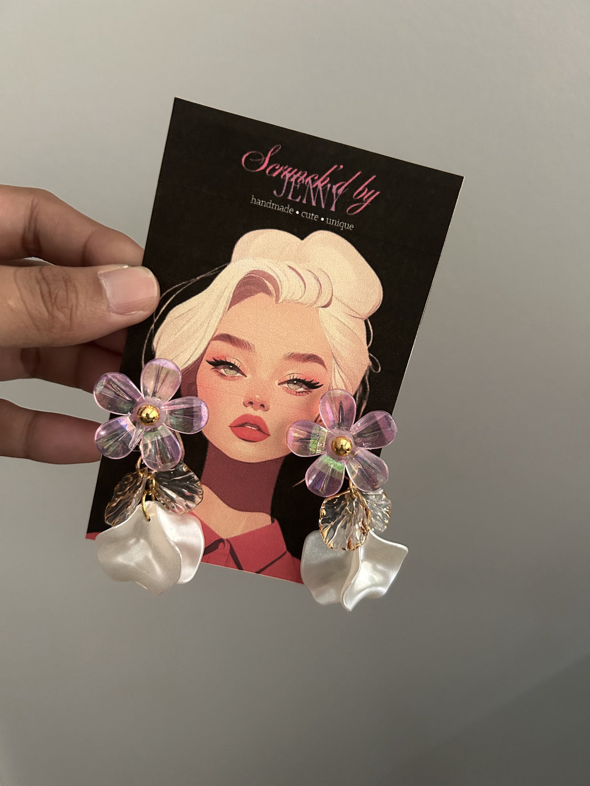 Handmade Purple Earring Collection
