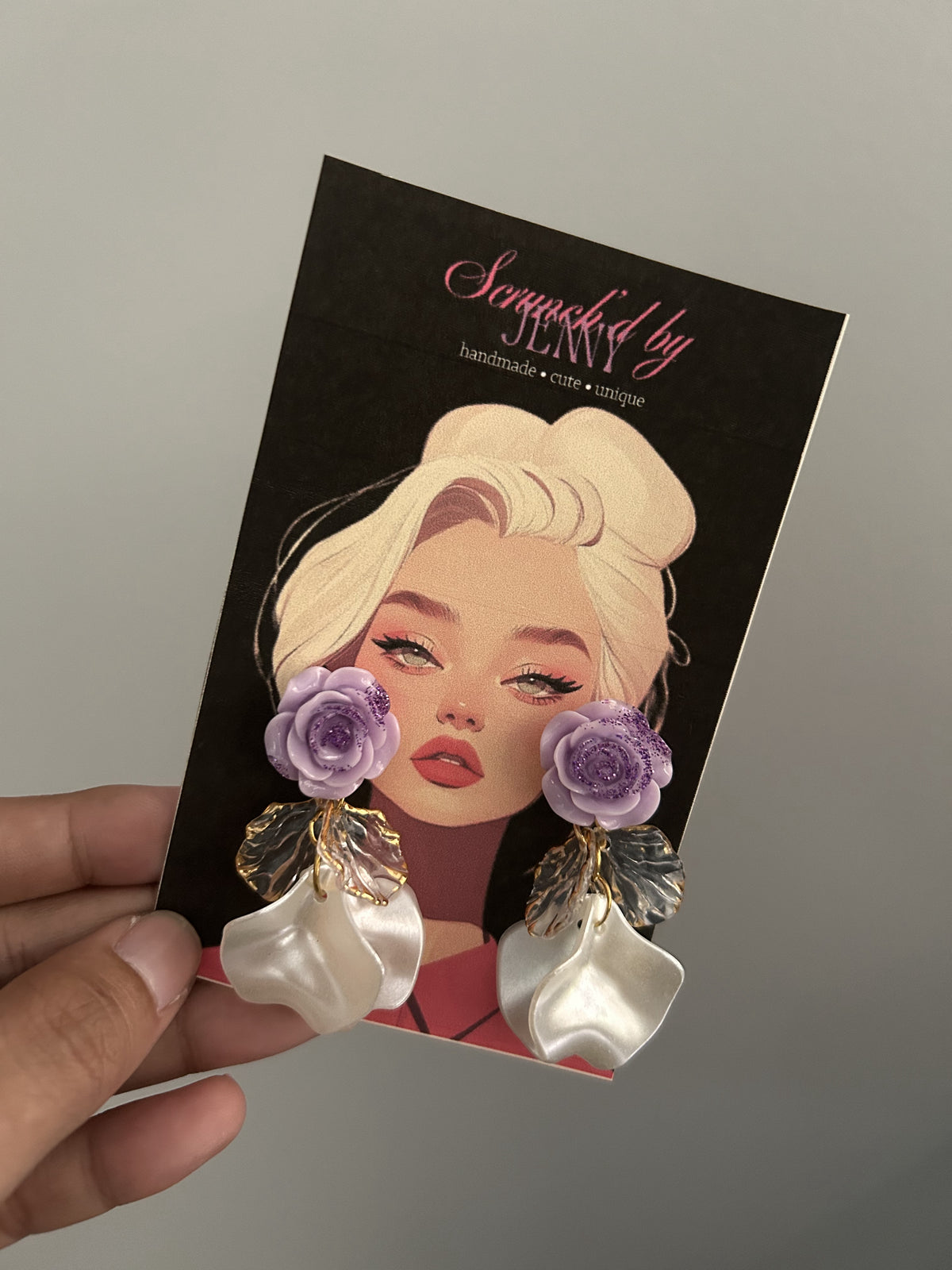 Handmade Purple Earring Collection