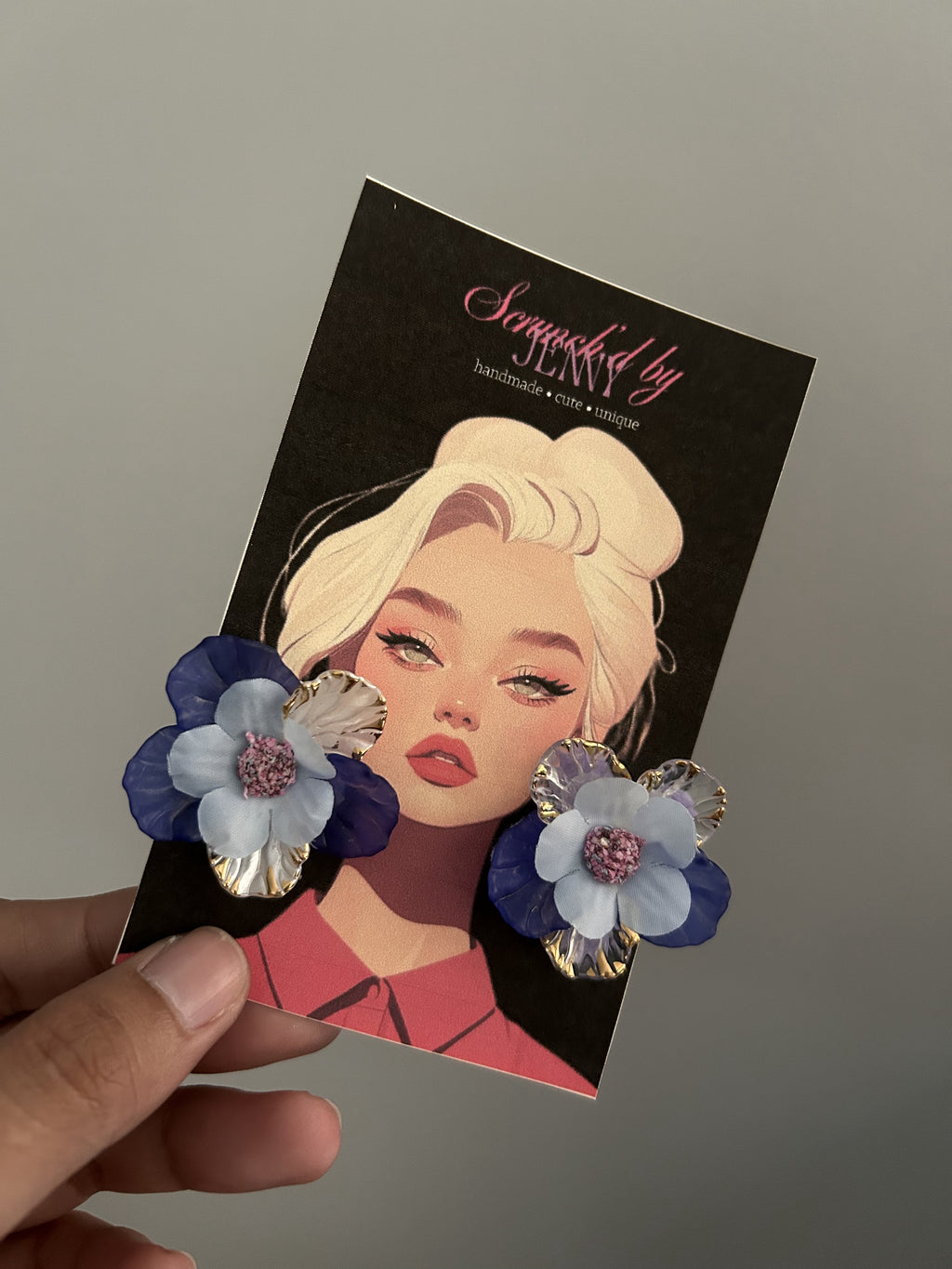 Handmade Purple Earring Collection