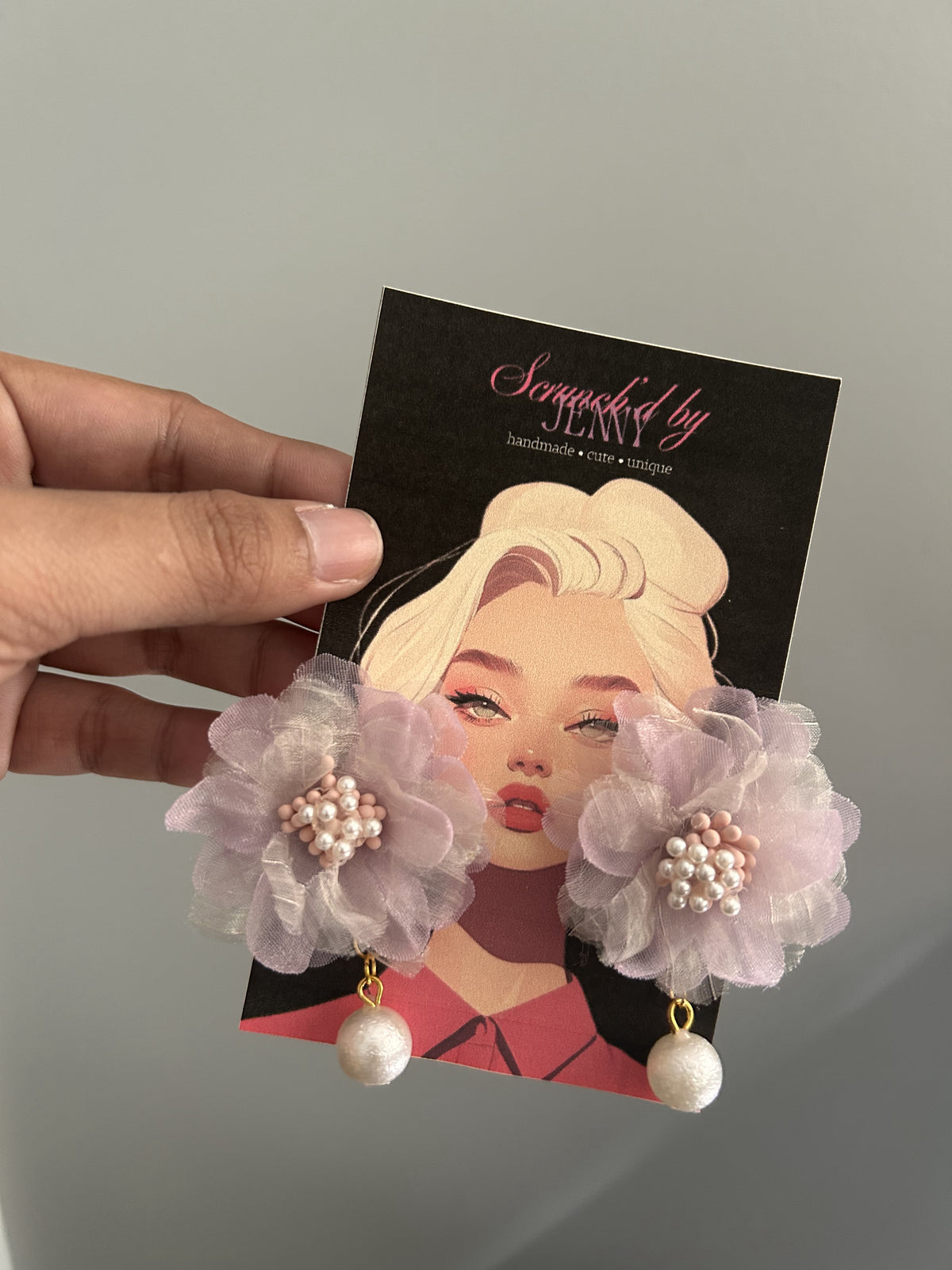 Handmade Purple Earring Collection