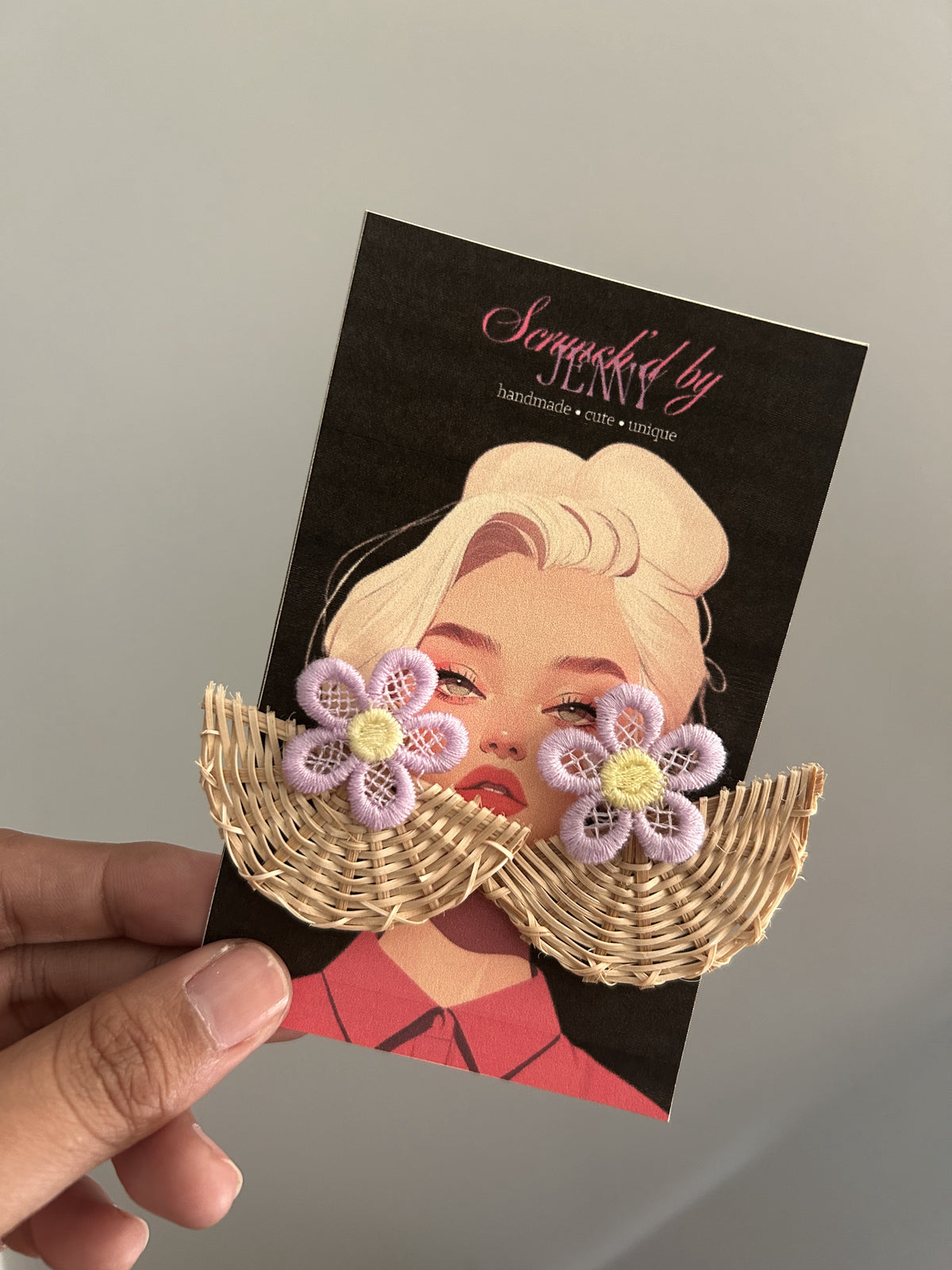 Handmade Purple Earring Collection