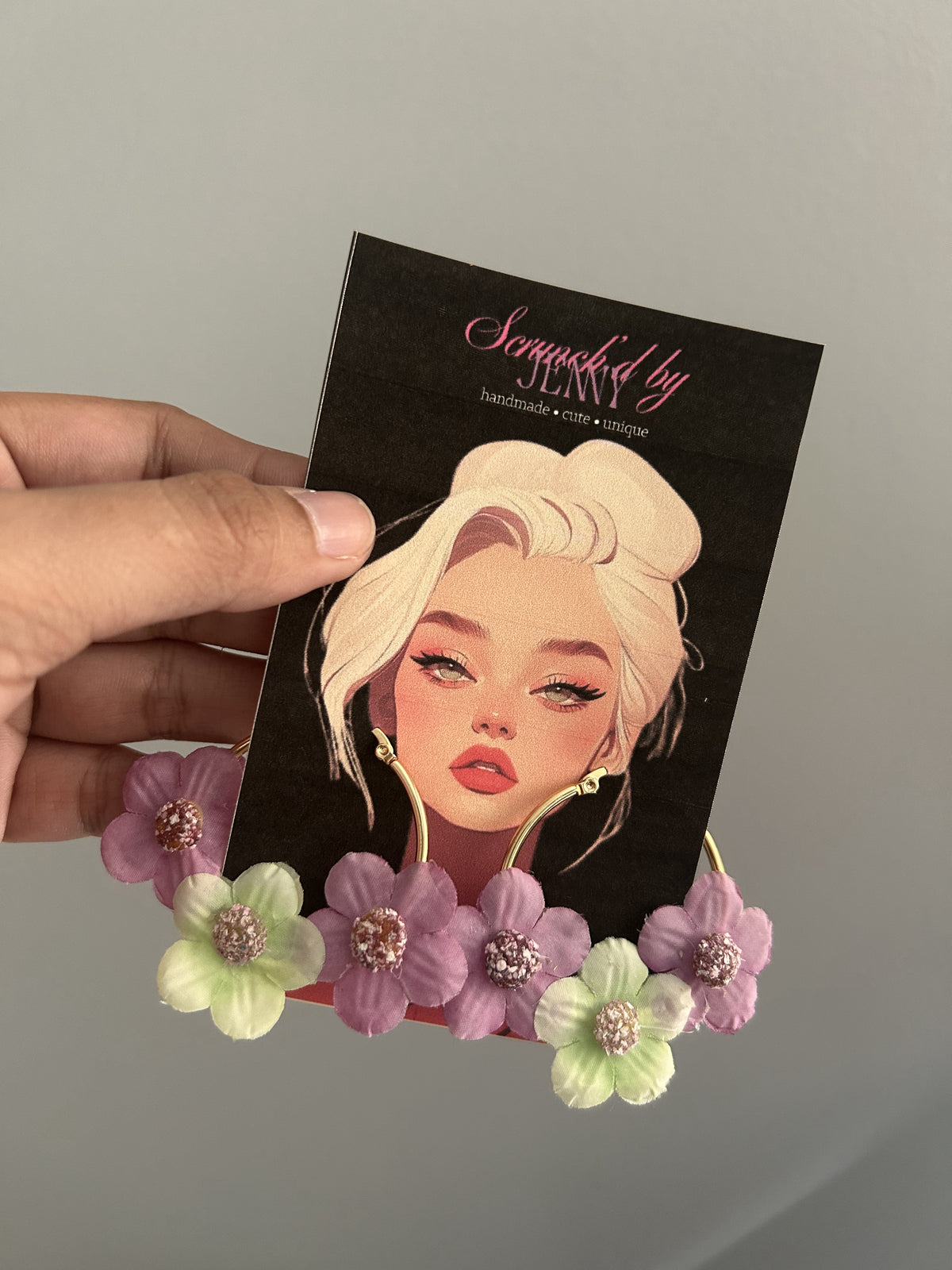 Handmade Purple Earring Collection