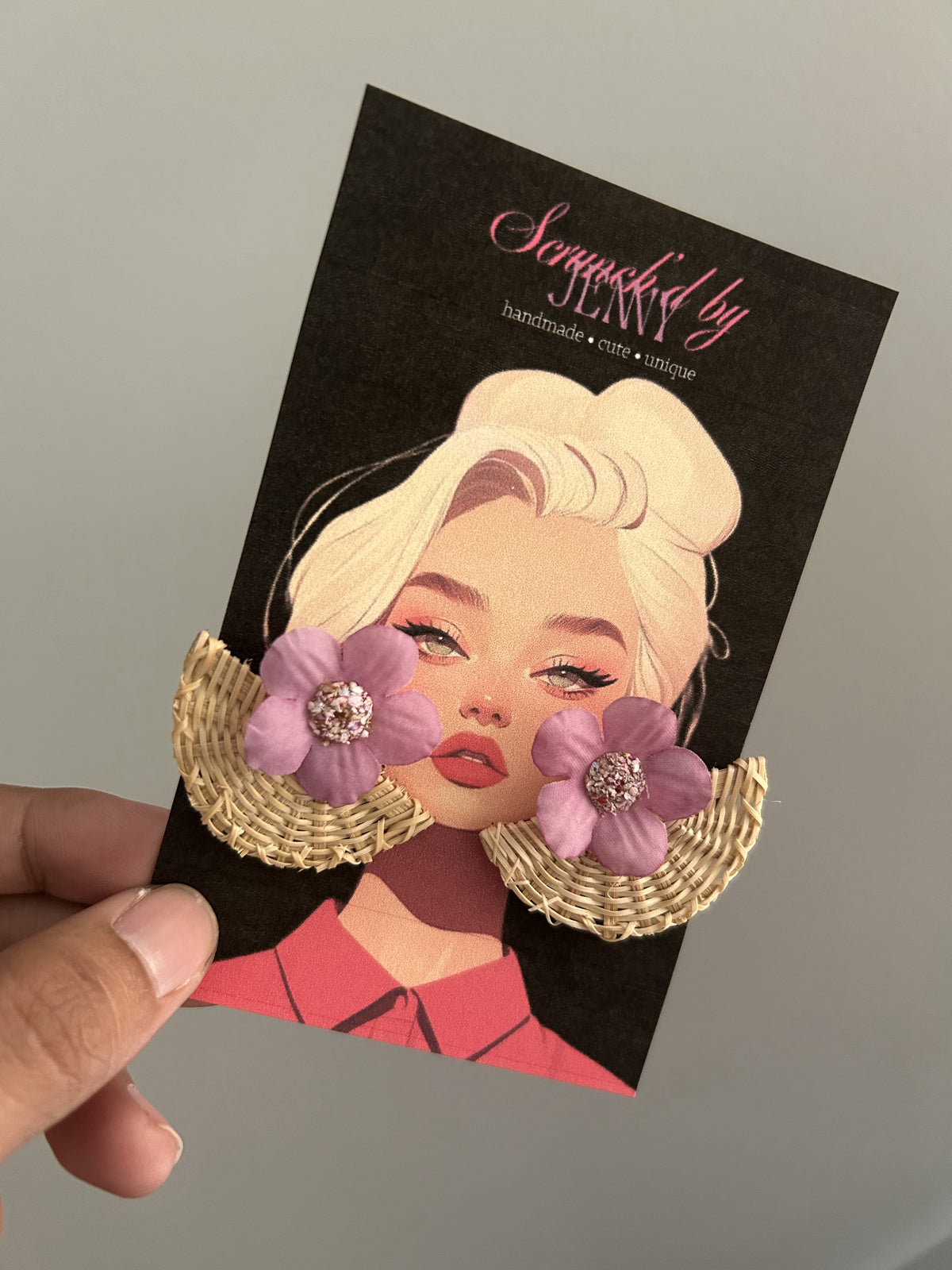 Handmade Purple Earring Collection