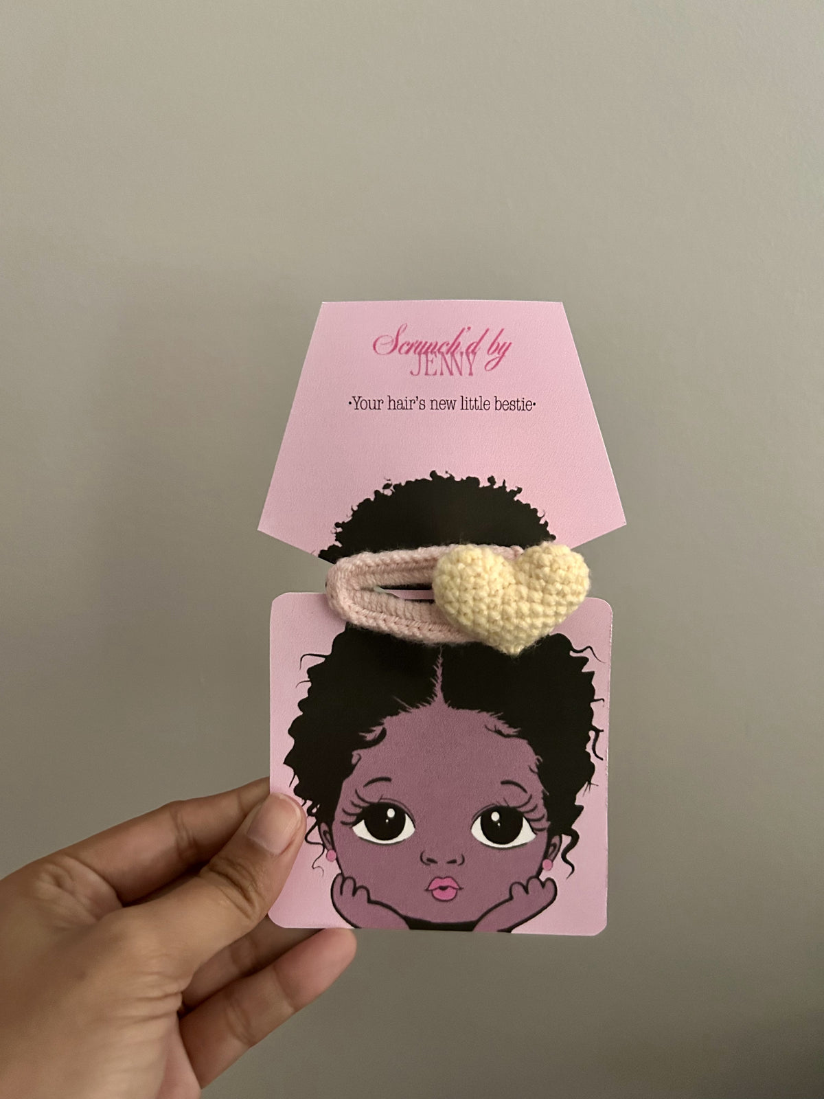 Handmade Crochet Hair Clips