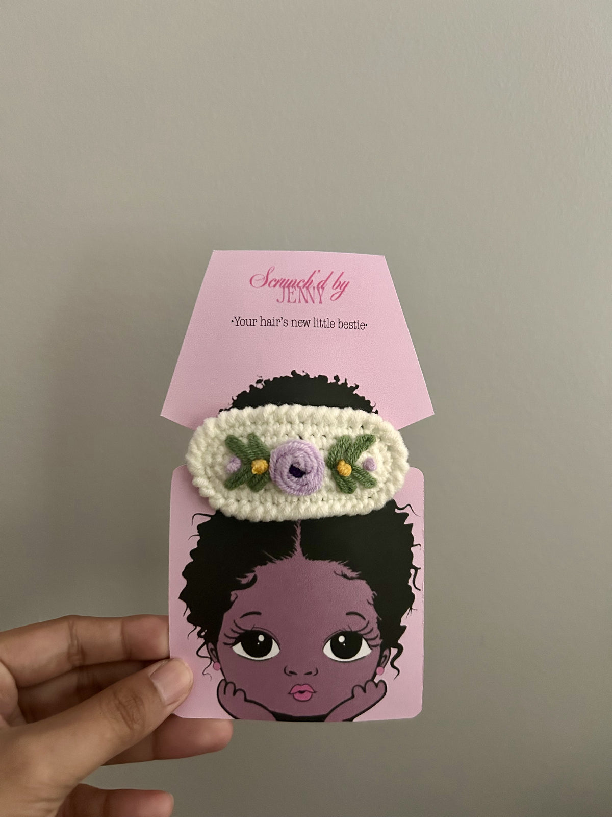 Handmade Crochet Hair Clips