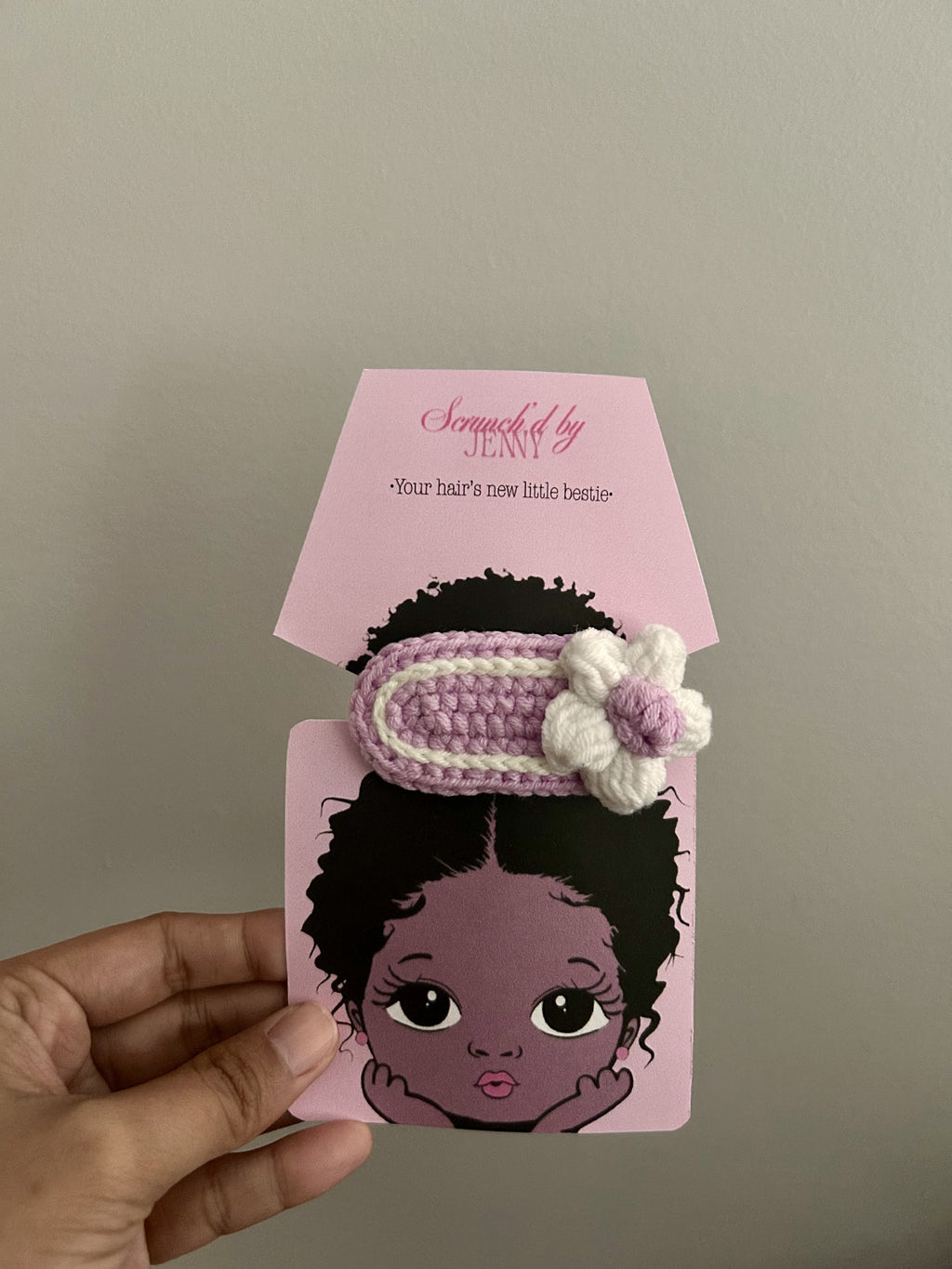 Handmade Crochet Hair Clips