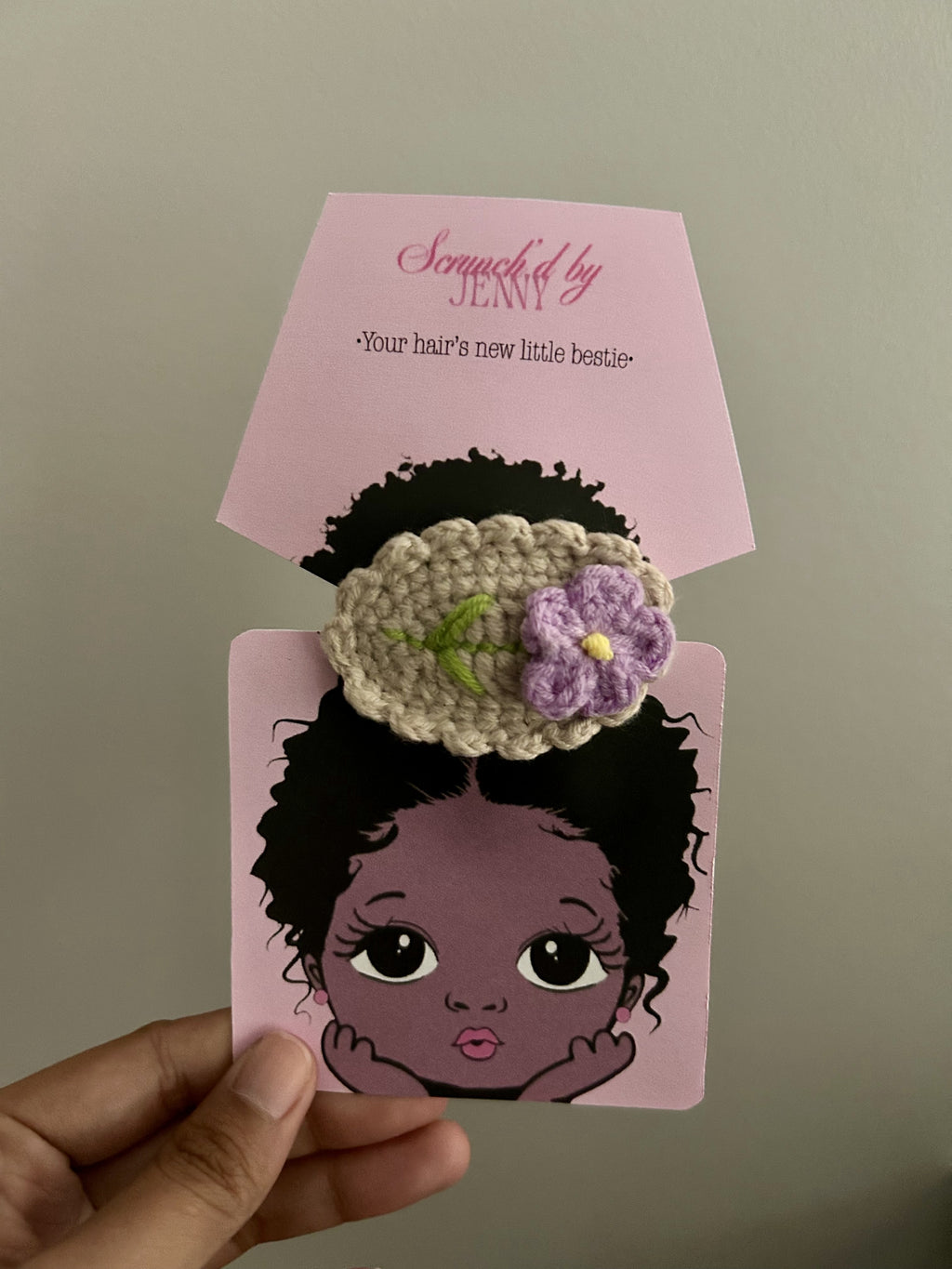 Handmade Crochet Hair Clips