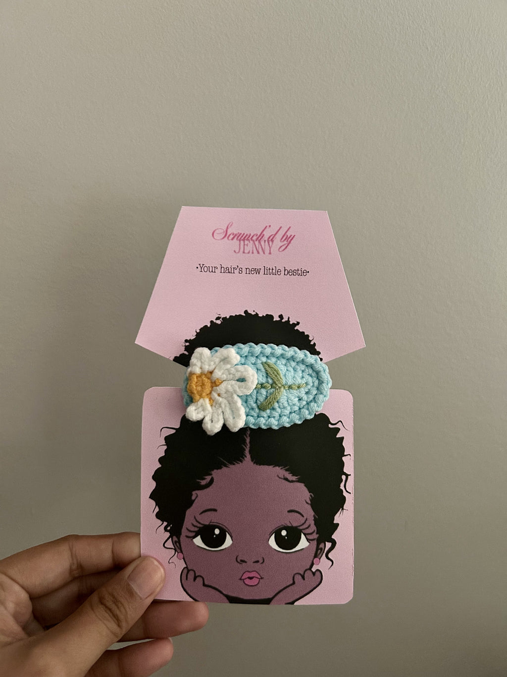 Handmade Crochet Hair Clips