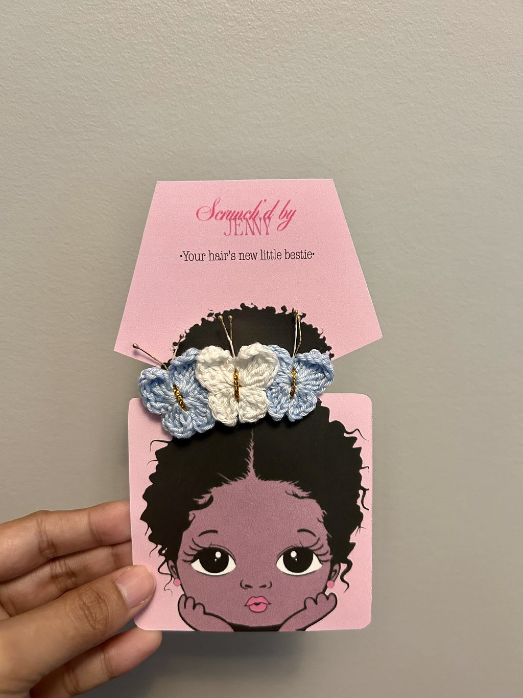 Handmade Crochet Hair Clips