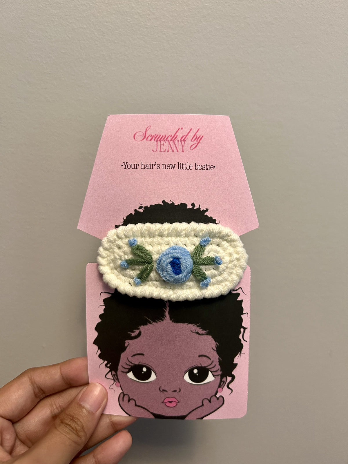 Handmade Crochet Hair Clips