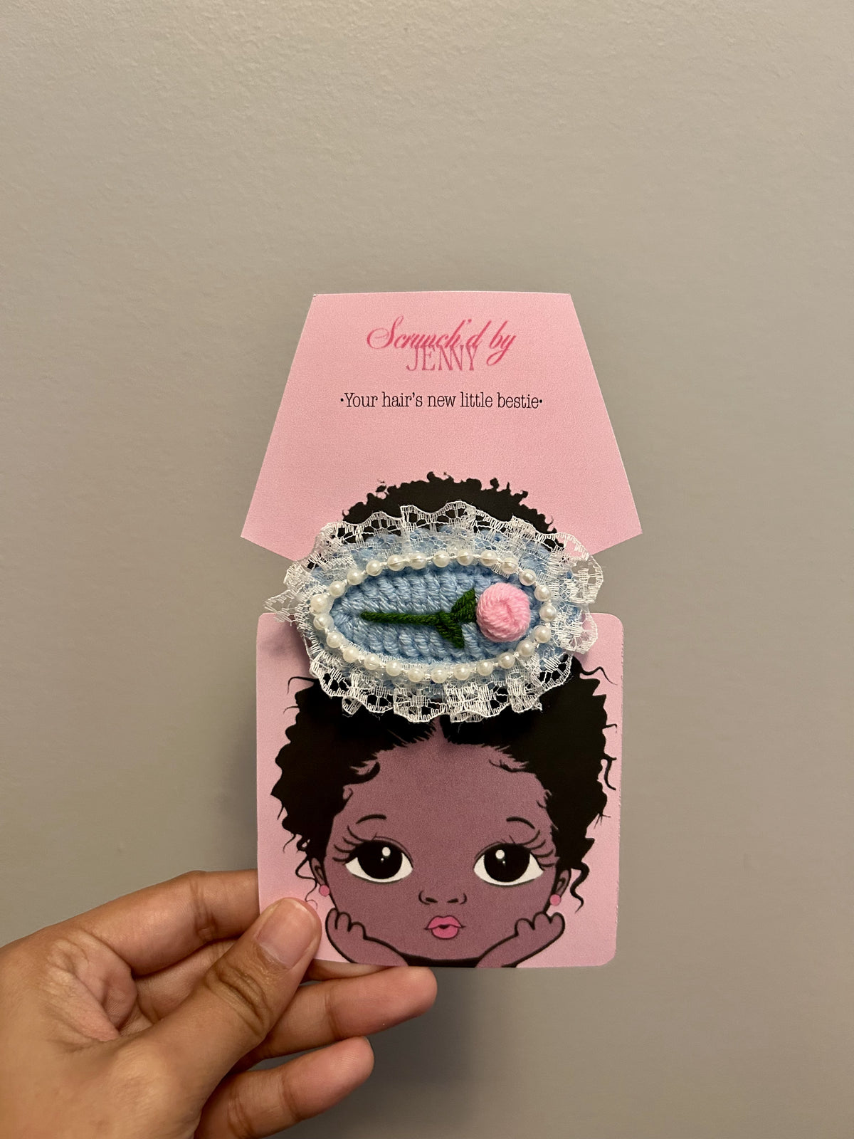 Handmade Crochet Hair Clips