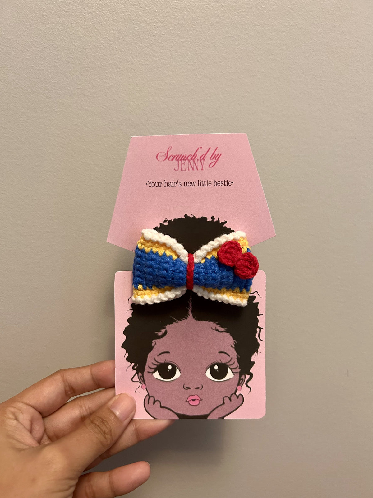 Handmade Crochet Hair Clips