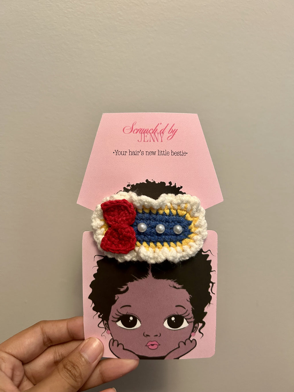 Handmade Crochet Hair Clips
