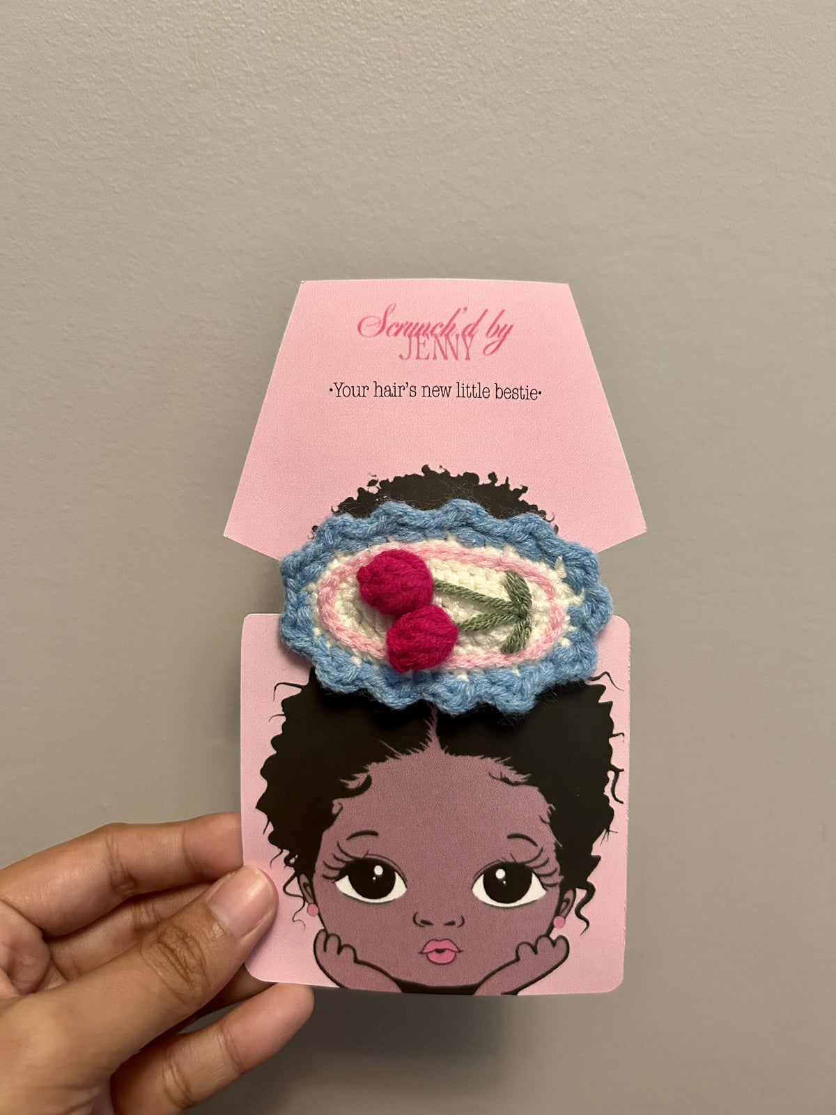 Handmade Crochet Hair Clips