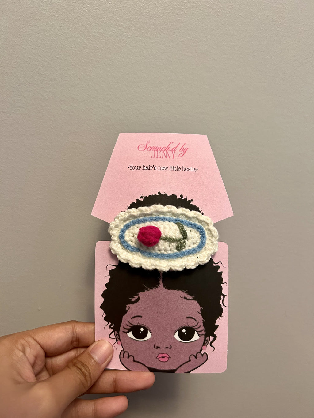 Handmade Crochet Hair Clips