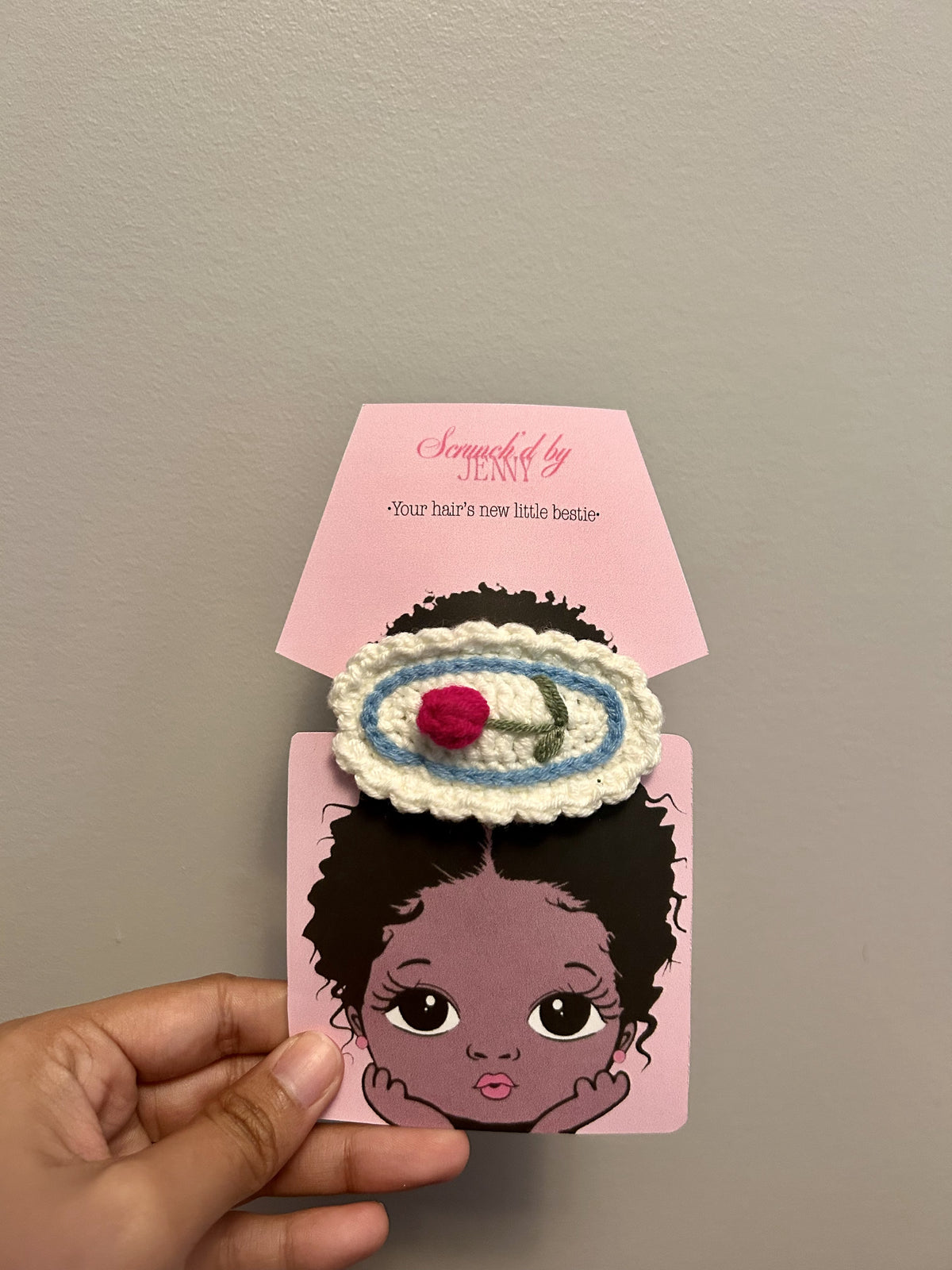 Handmade Crochet Hair Clips